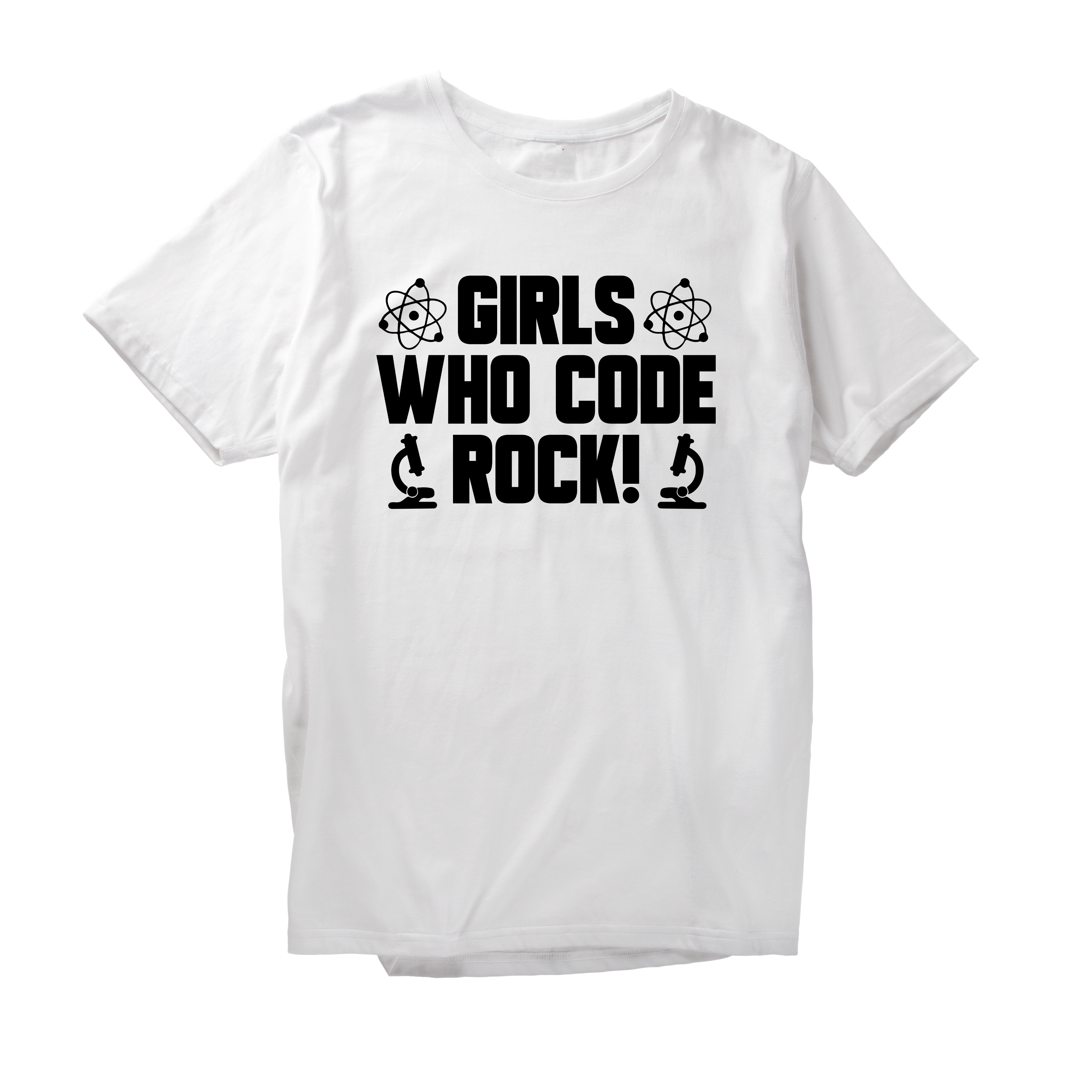 Alfaq Girls who code rock T-Shirt