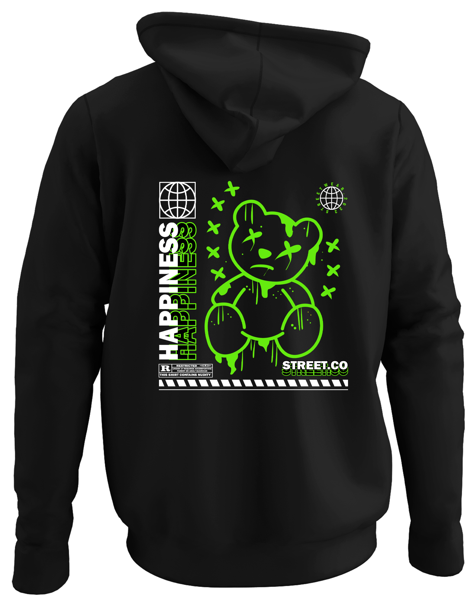 Alfaq Happiness bear hoodie