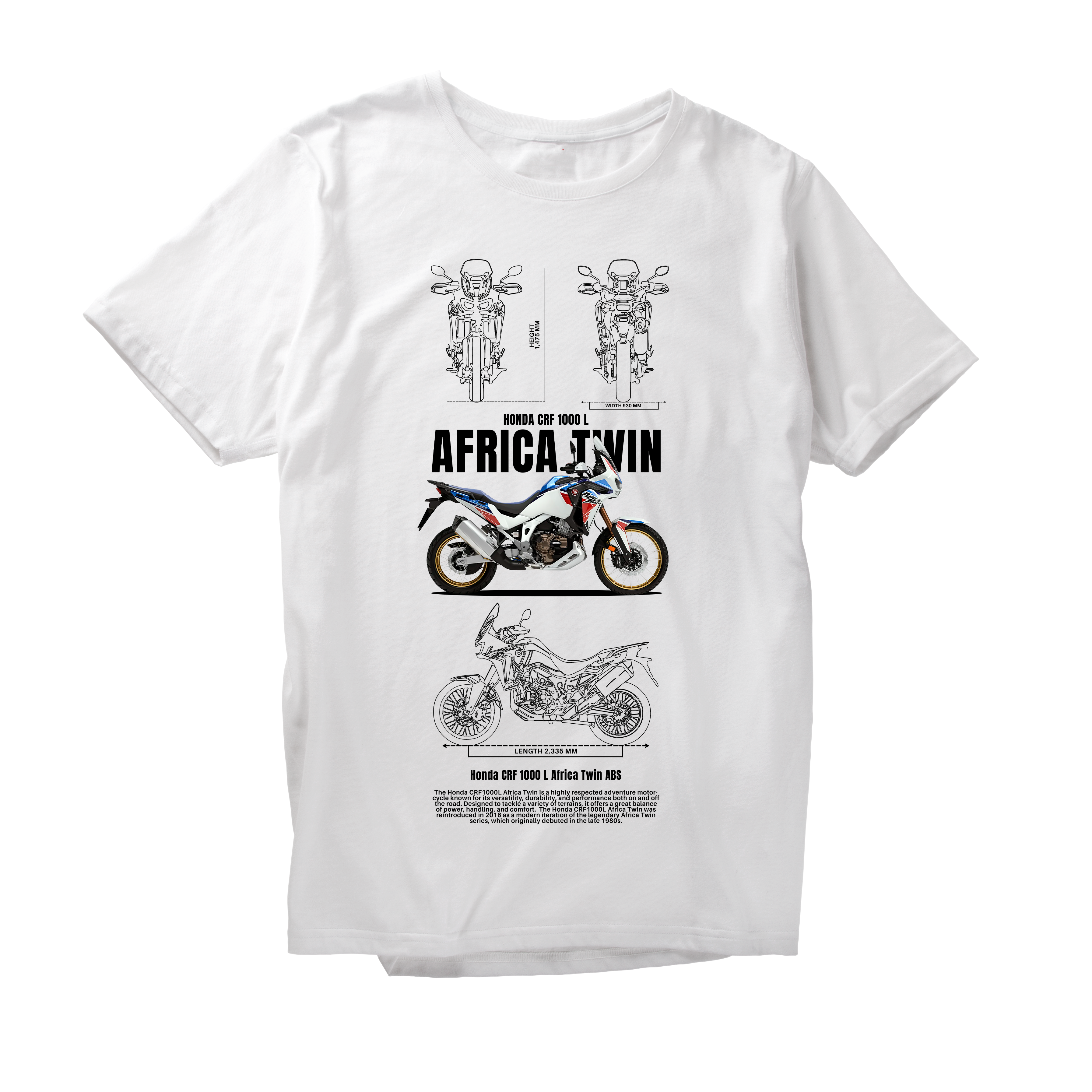 Alfaq Honda CRF 1000 L Africa Twin ABS 2 T-Shirt