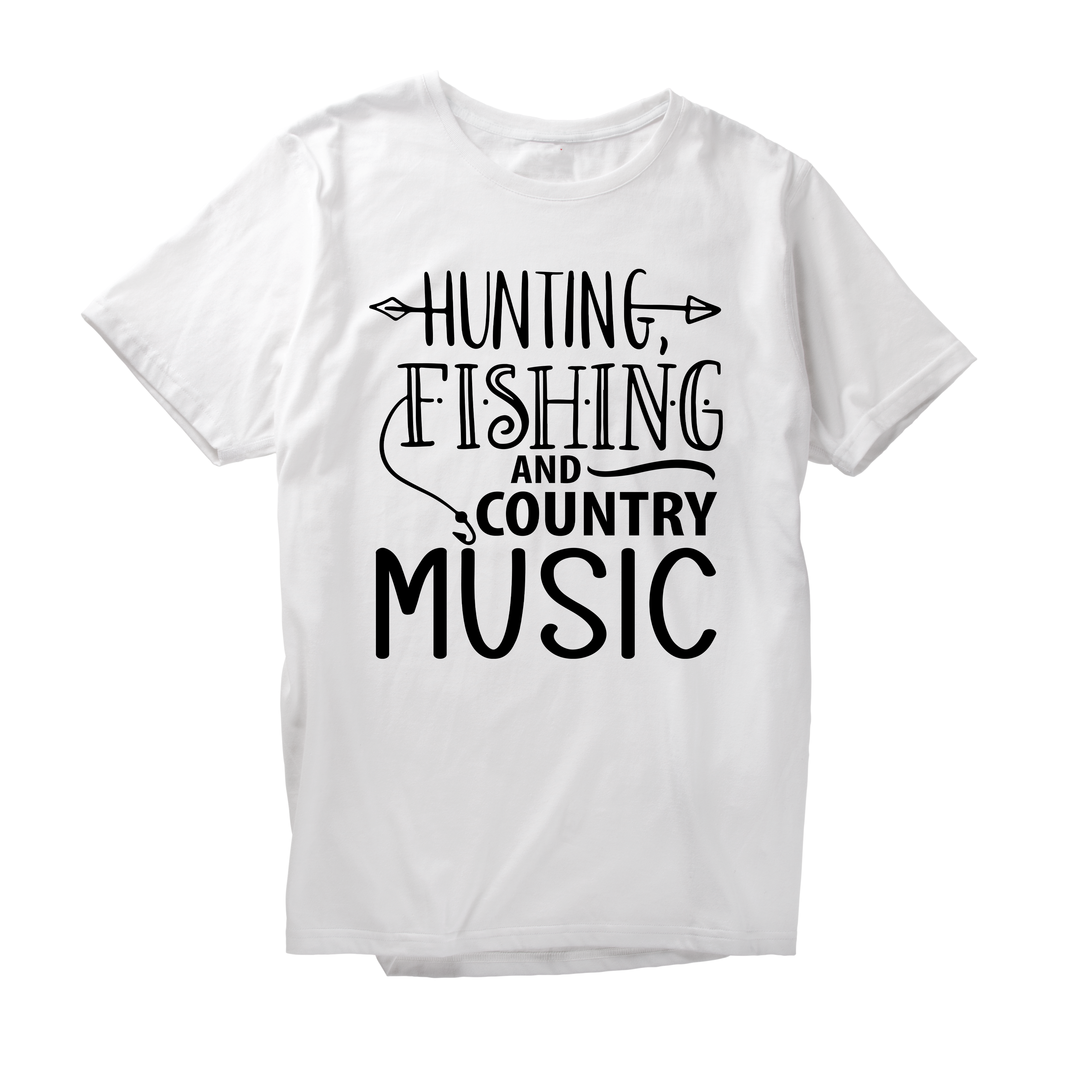 Alfaq Hunting fishing and country music T-Shirt