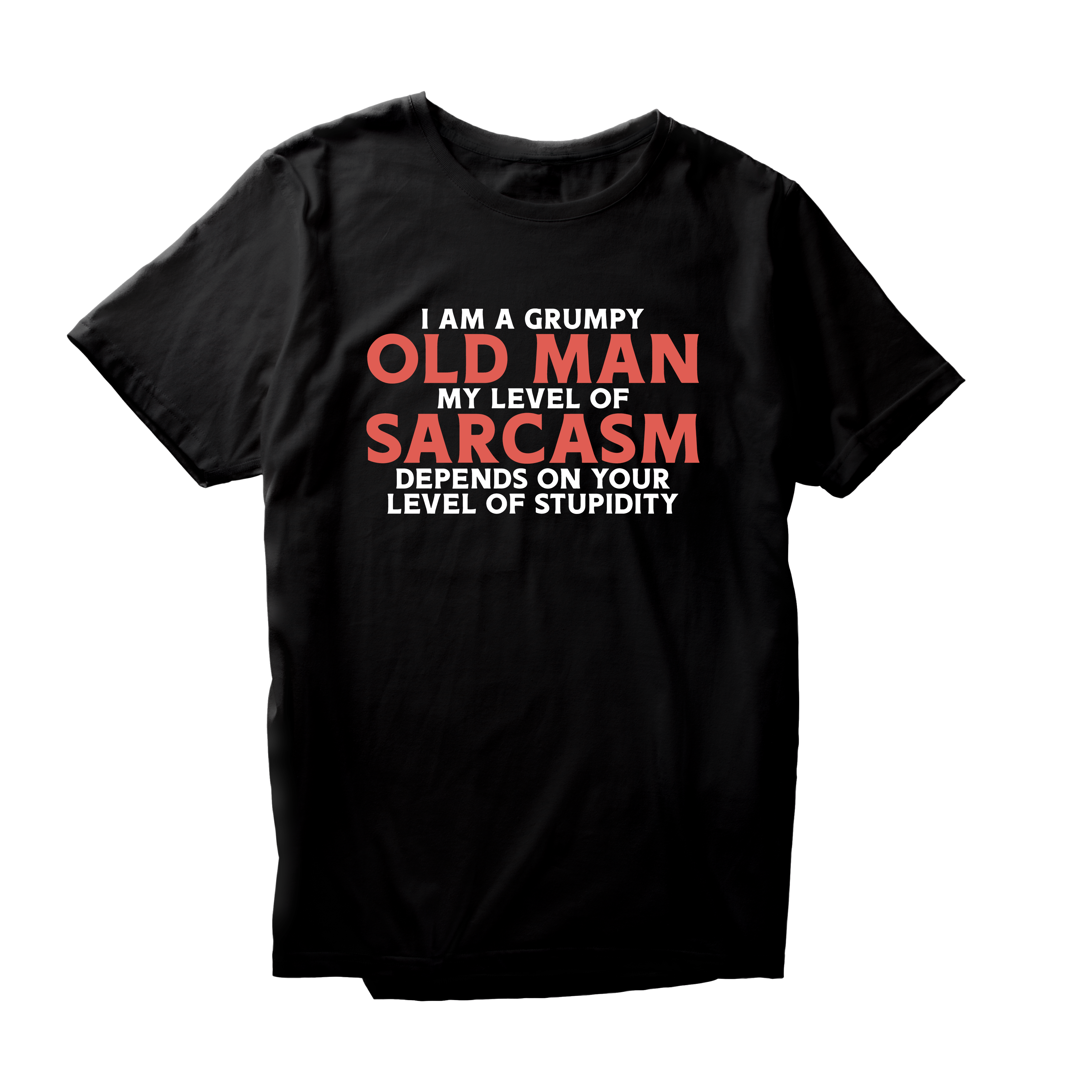 Alfaq I Am A Grumpy Old Man My Level Of Sarcasm T-Shirt