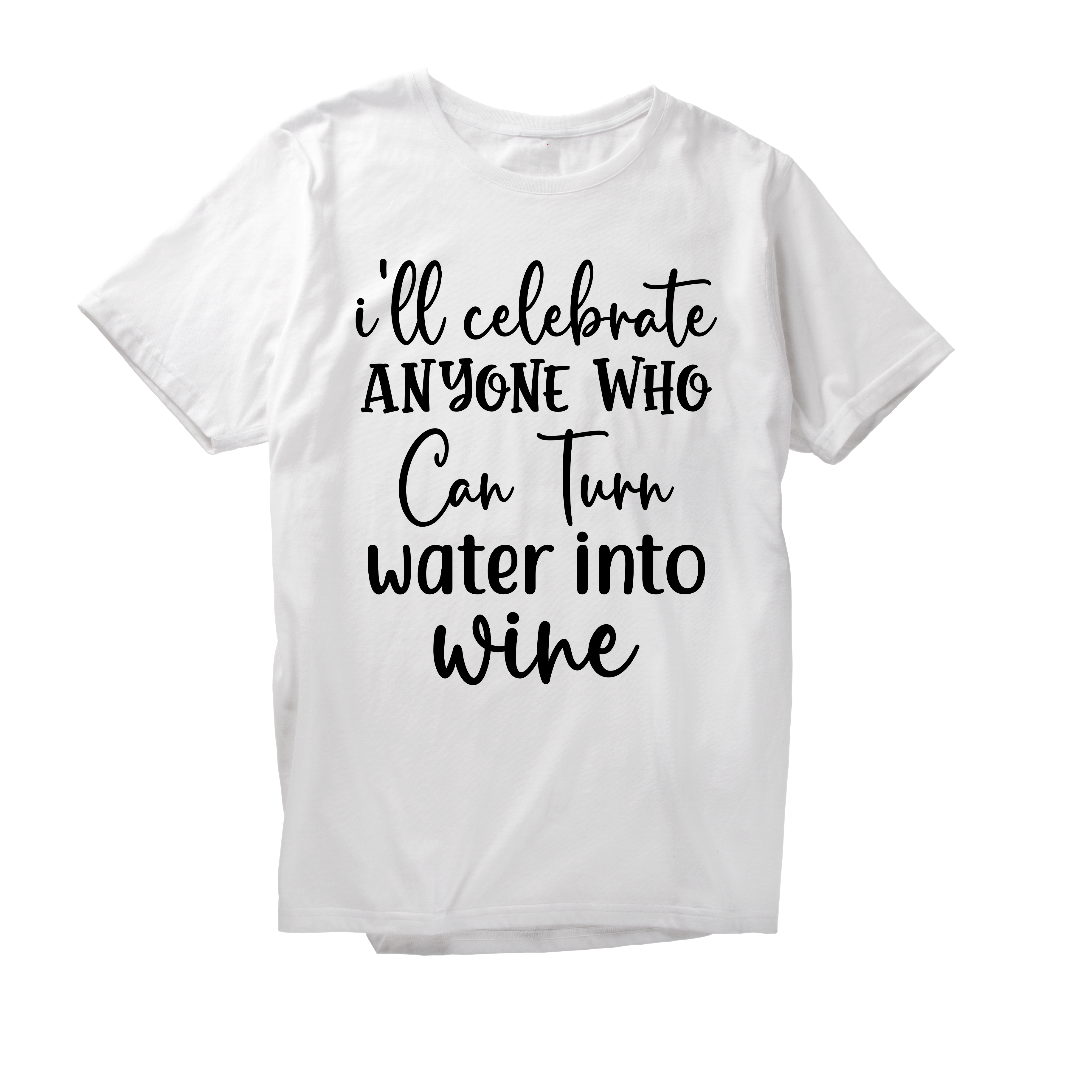 Alfaq ICelebrate Anyone Who Can Turn Water Into Wine T-Shirt