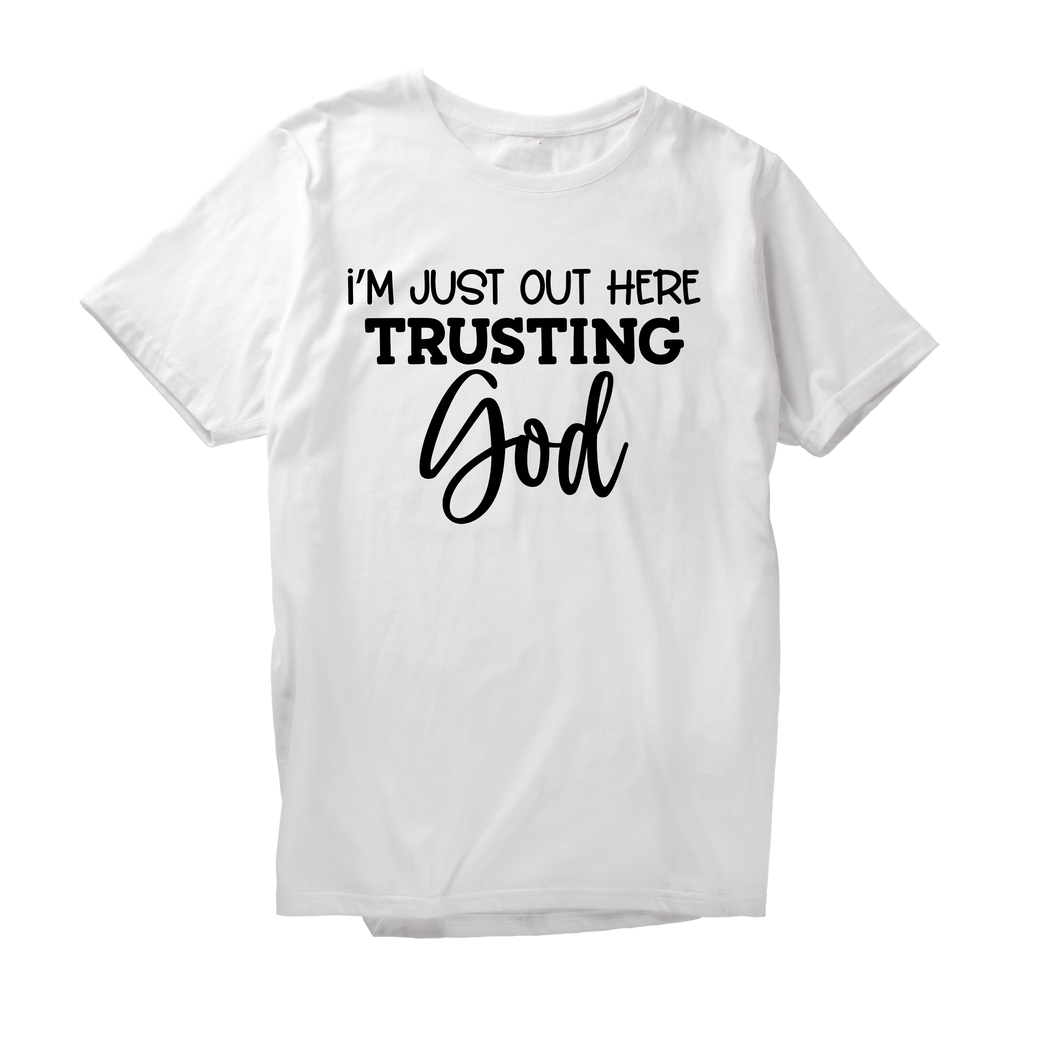 Alfaq I'm Just Out Here T-shirt