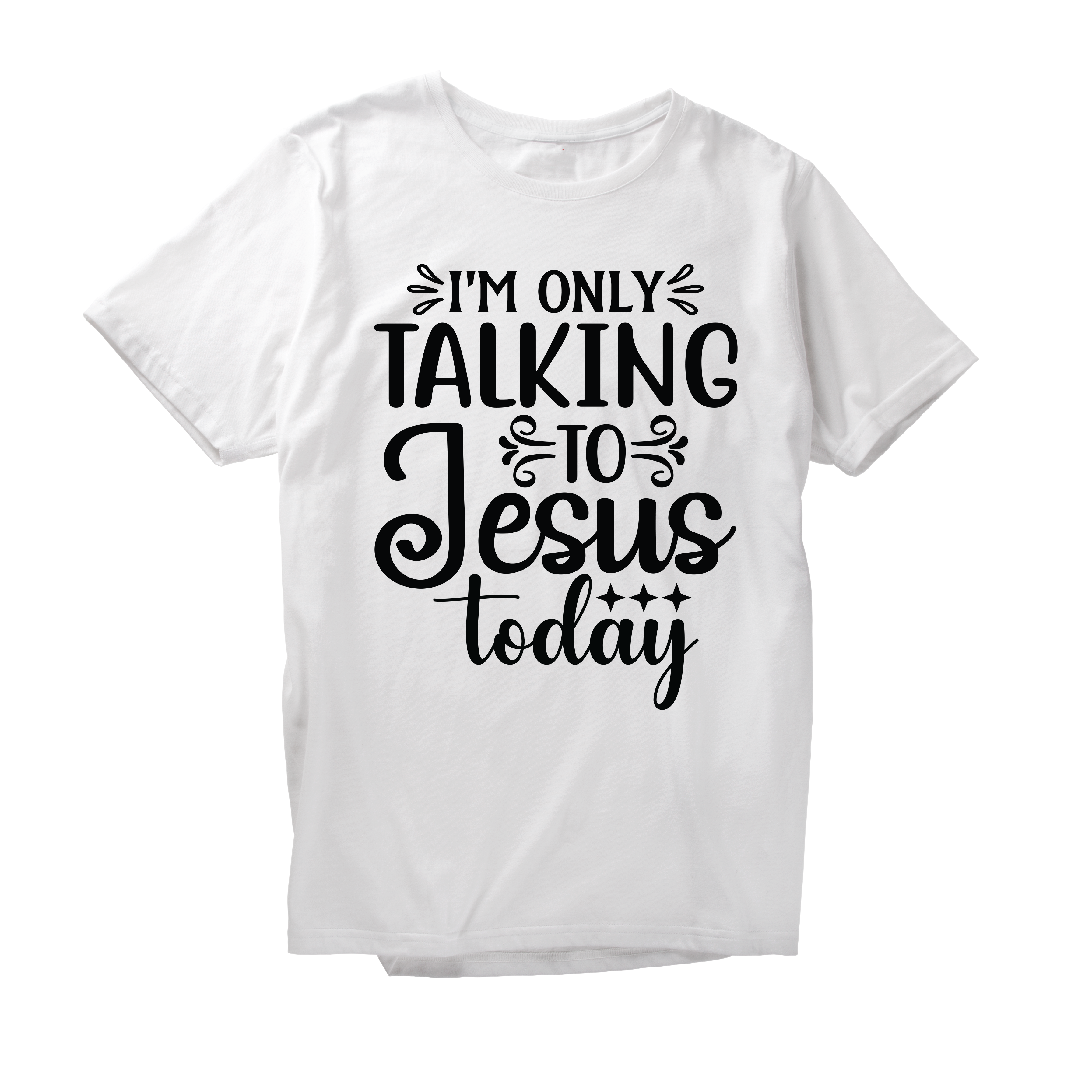 Alfaq I'm Only Talking To jesus Today T-Shirt
