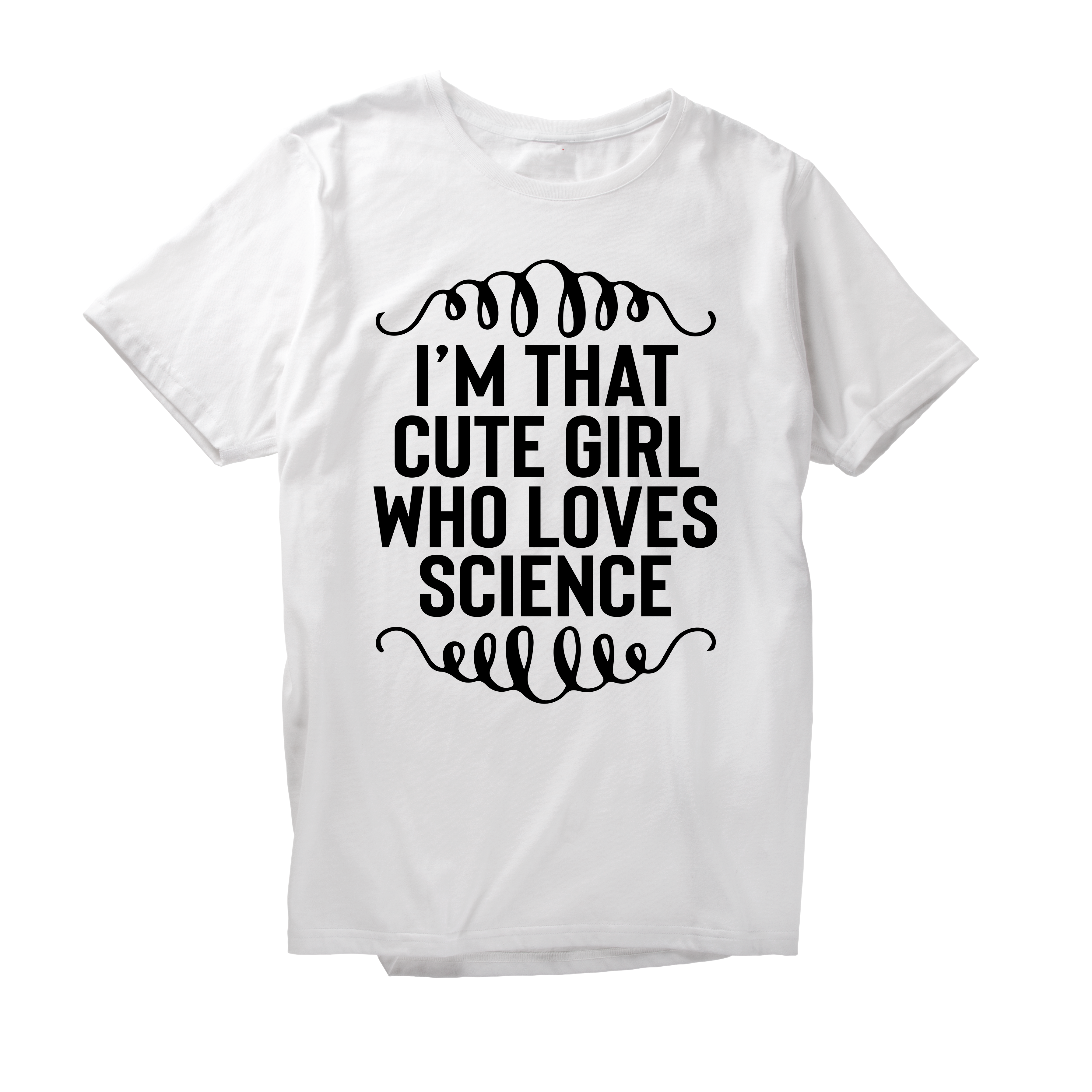 Alfaq I'm that cute girl who loves science T-Shirt