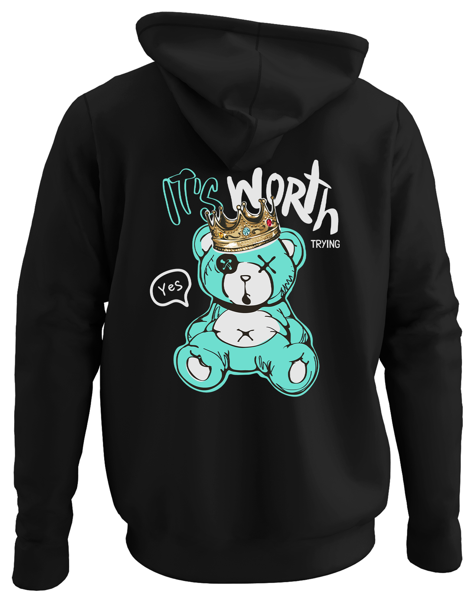 Alfaq Its Worth trying hoodie