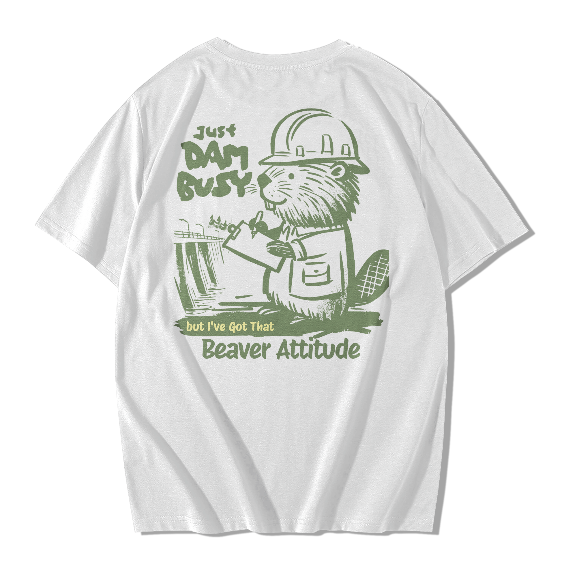 Alfaq Just Dam Busy Oversized T-Shirt