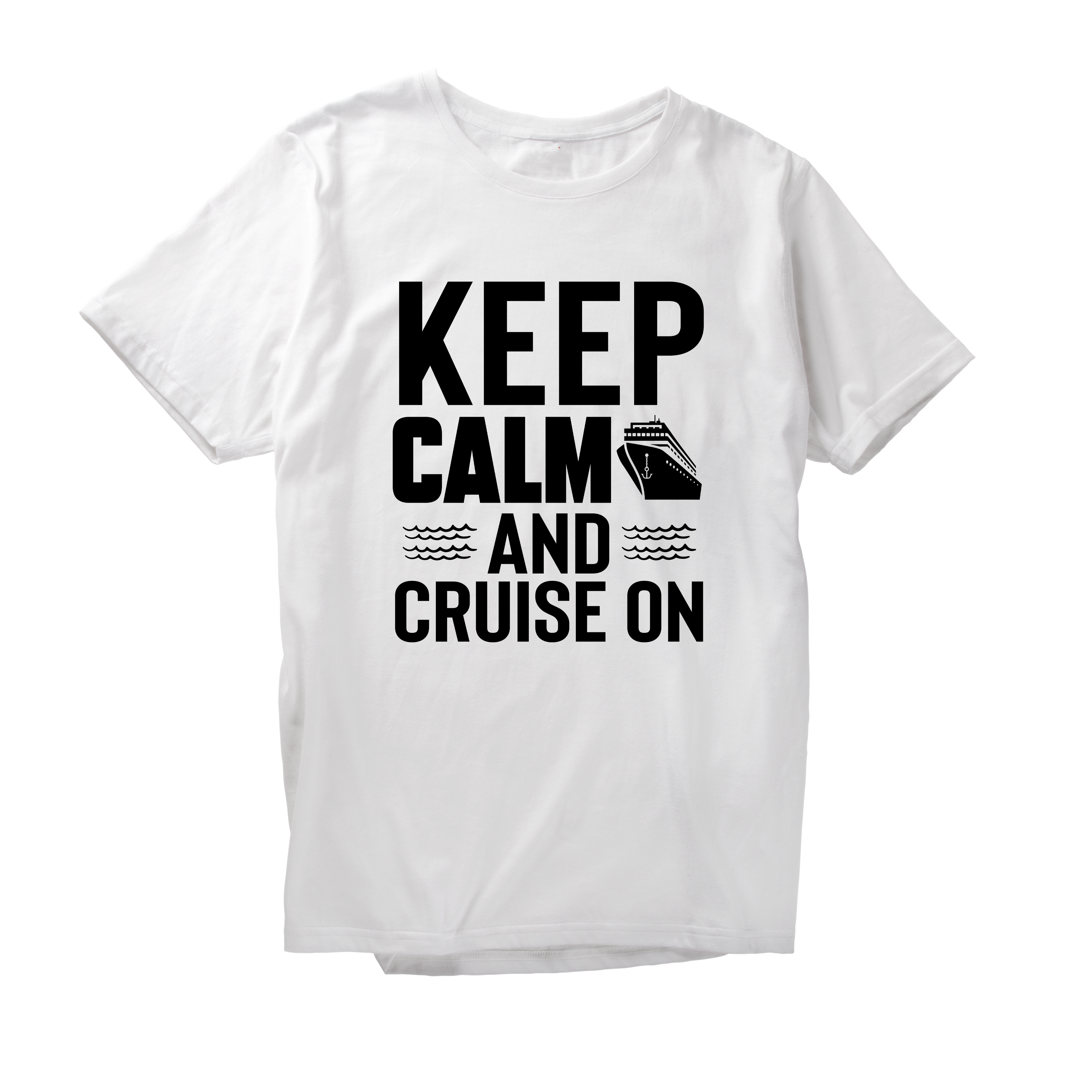 Alfaq Keep Calm And Cruise On T-Shirt