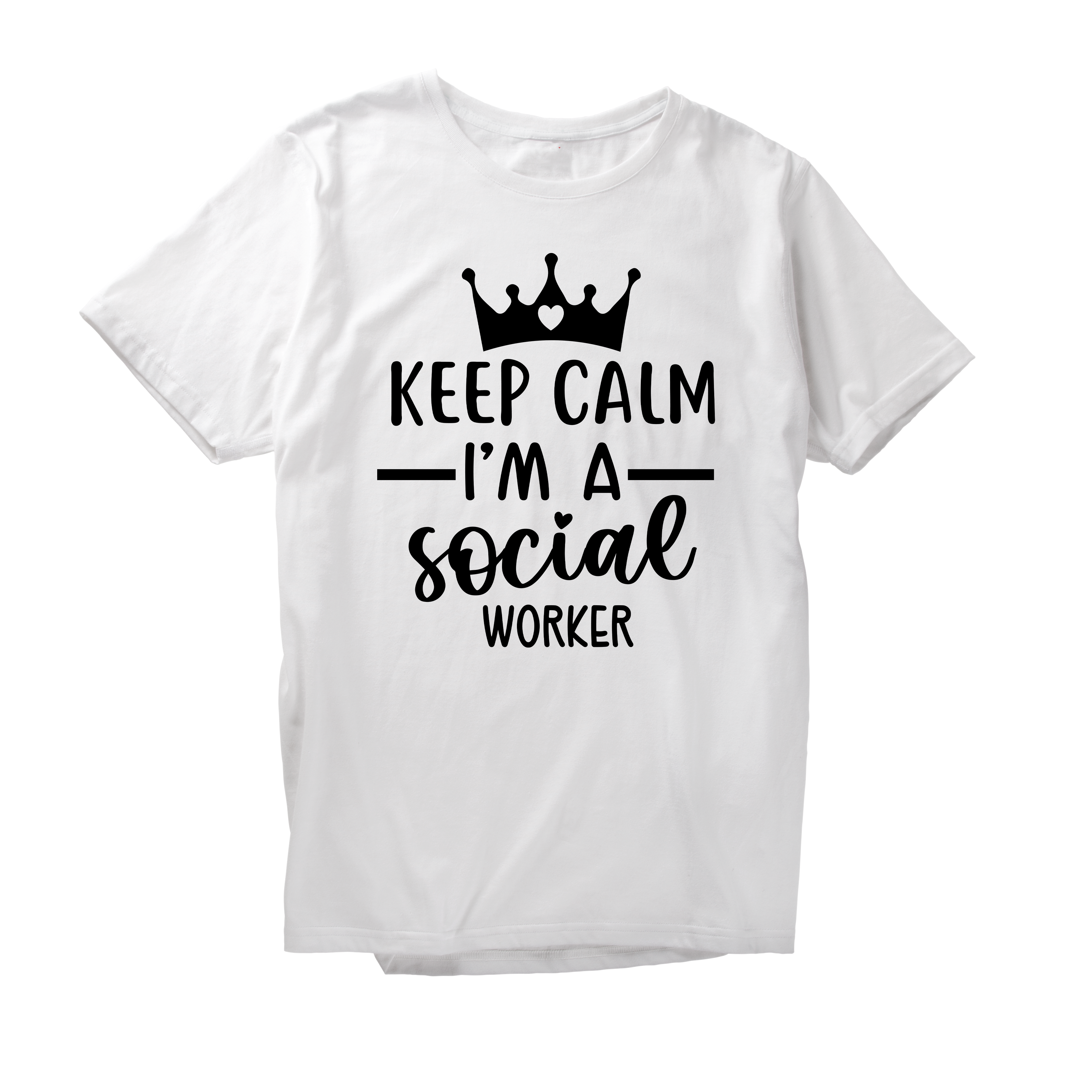 Alfaq Keep calm I'm a Social Worker T-Shirt