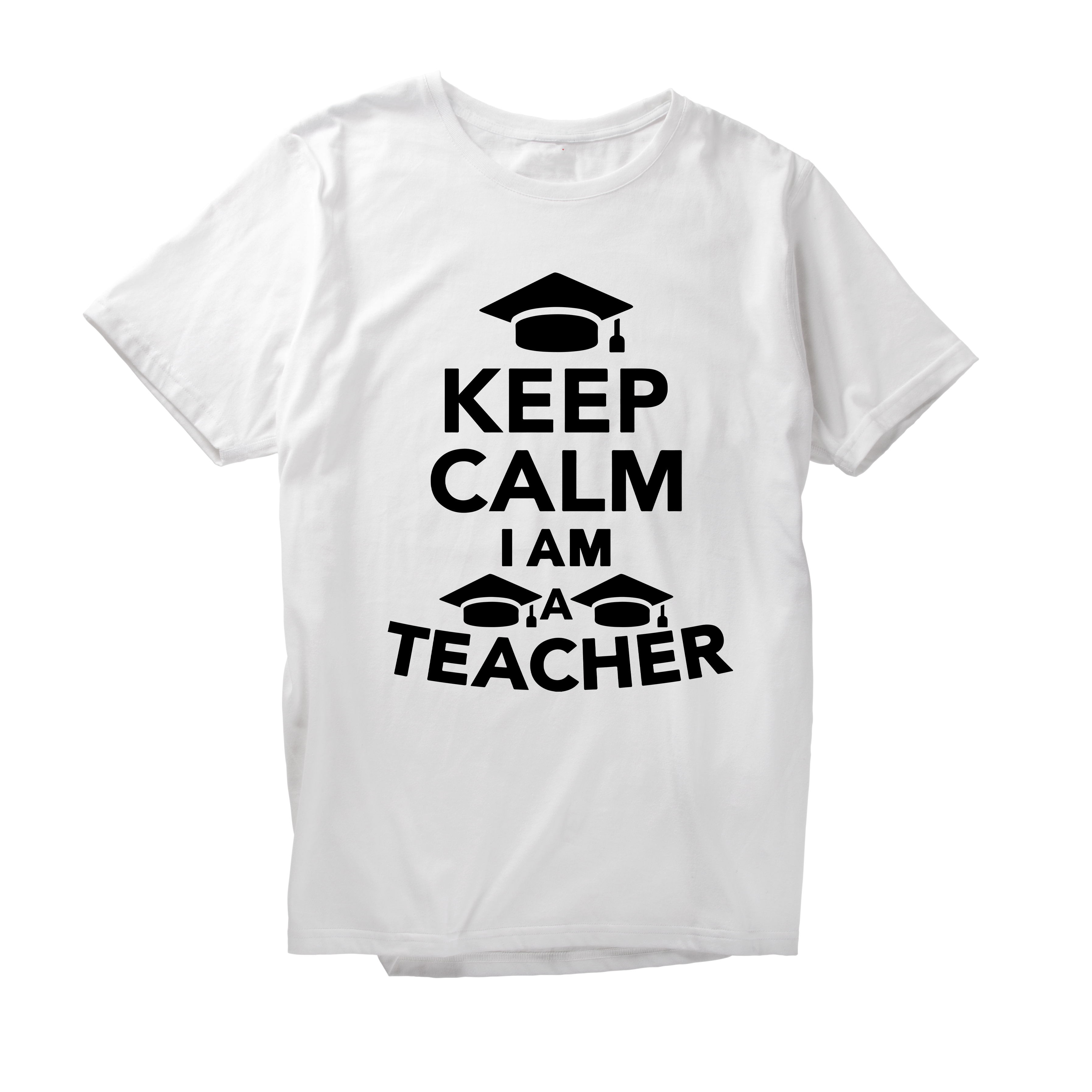 Alfaq Keep calm i am teacher T-Shirt
