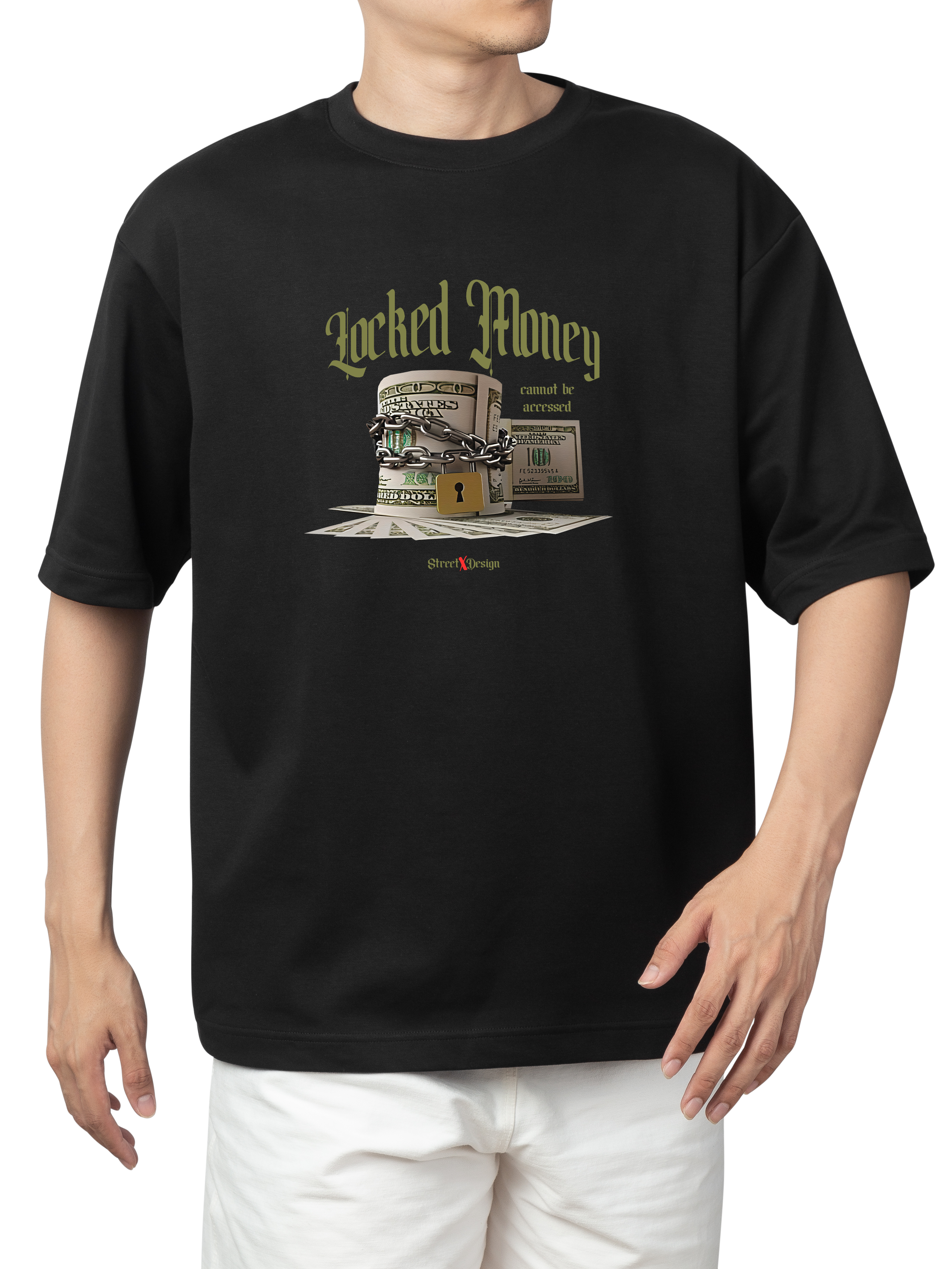 Alfaq Locked Money Oversized T-shirt