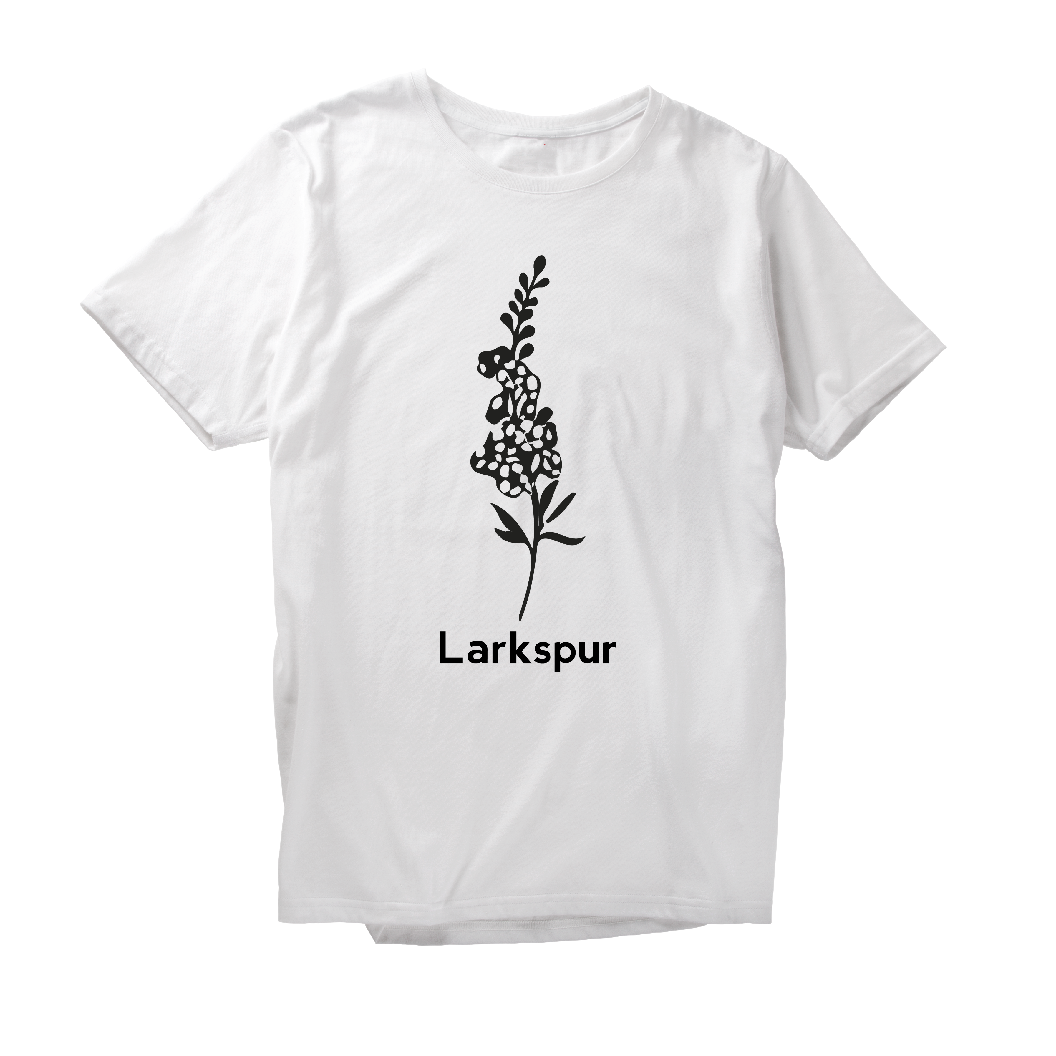 Alfaq Larkspur Flower T-Shirt