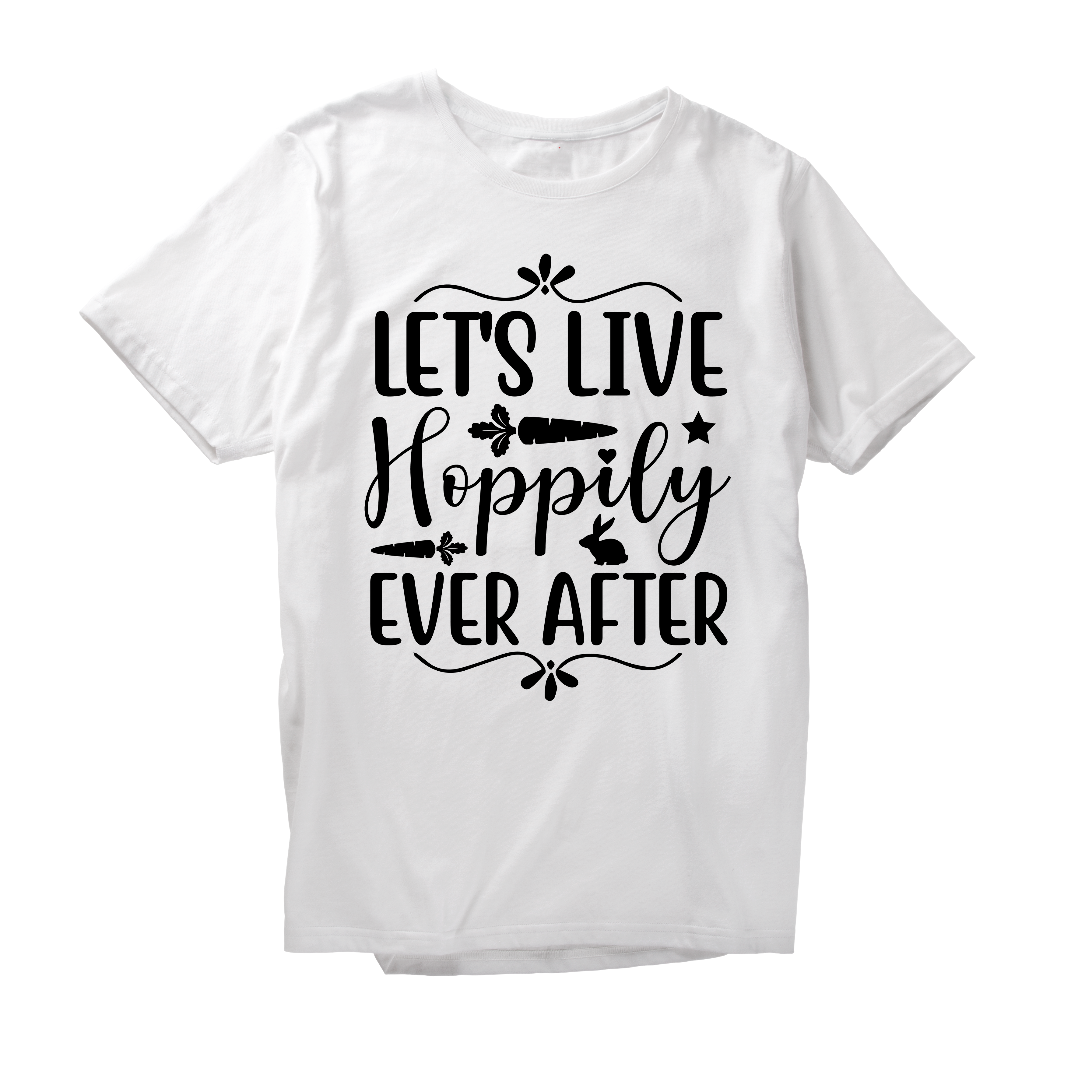 Alfaq Let's Live Hoppily Ever After T-Shirt