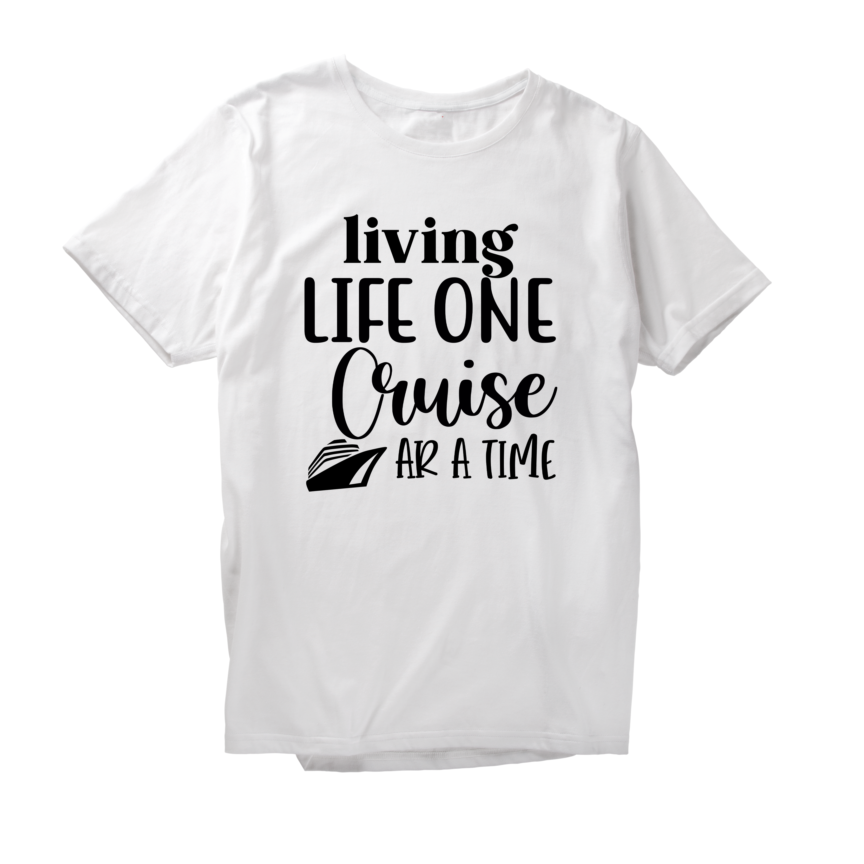 Alfaq Living Liff One Cruise Ar A Time T-Shirt