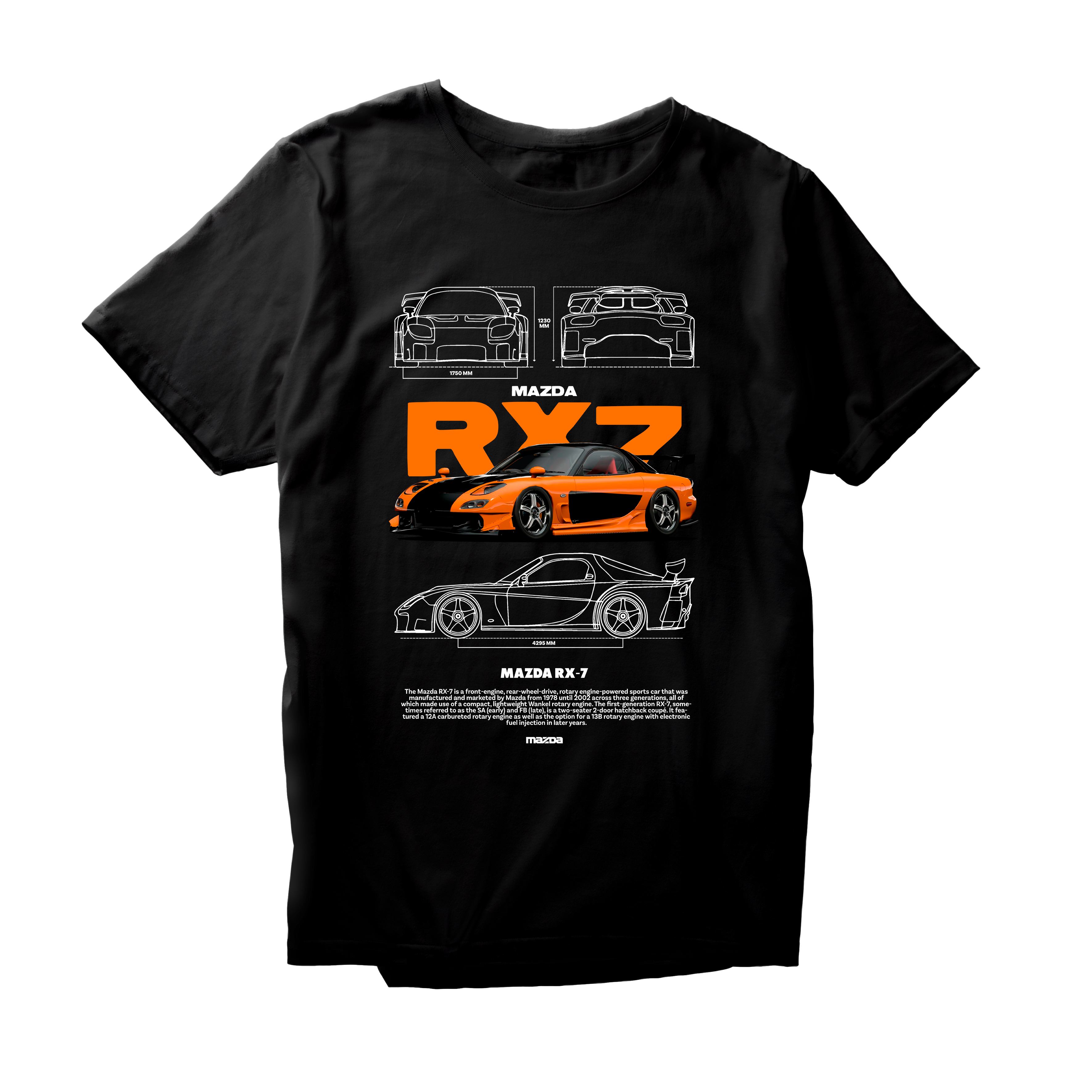 Alfaq MAZDA RX-7 FANDF 2 T-Shirt