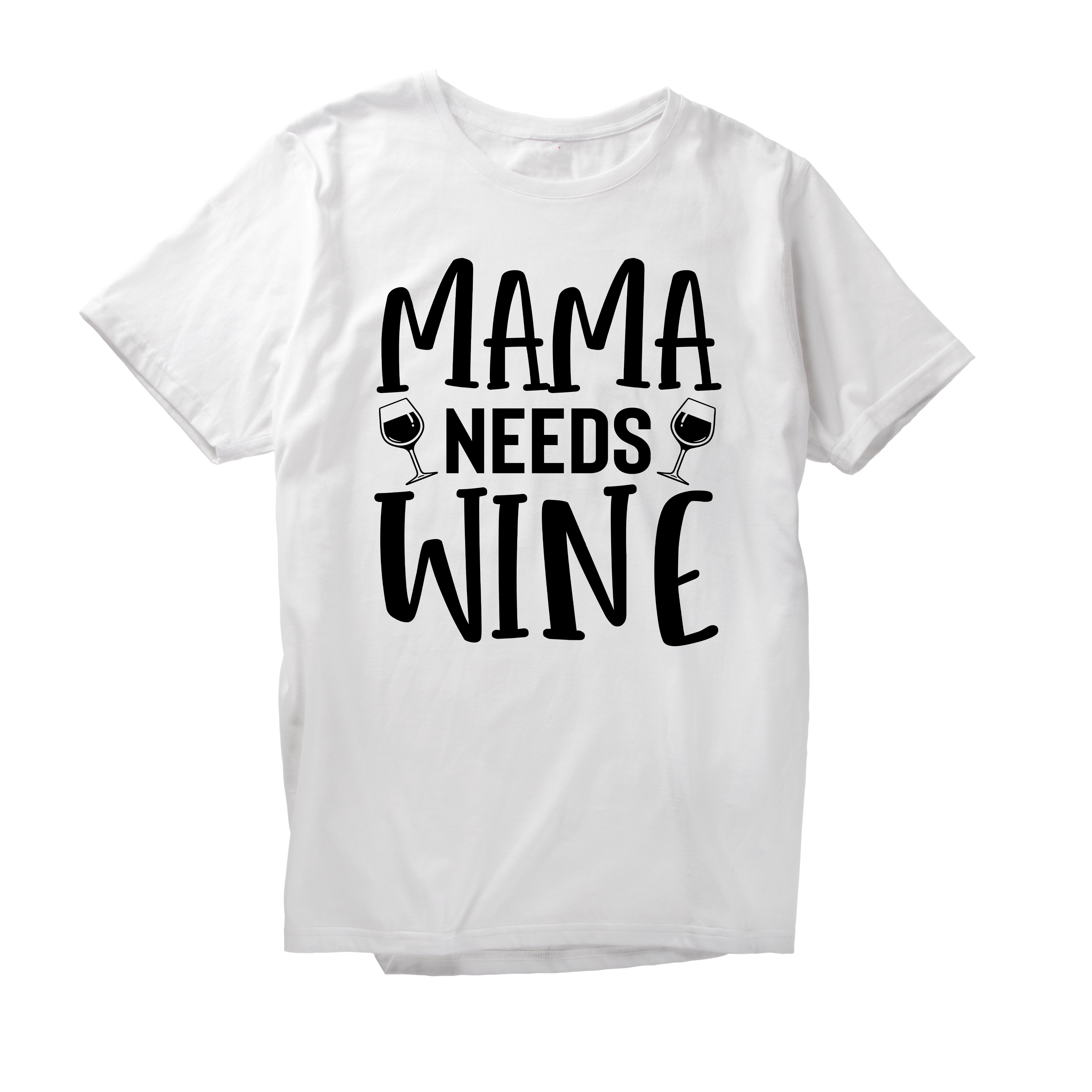 Alfaq Mama Needs Wine T-Shirt