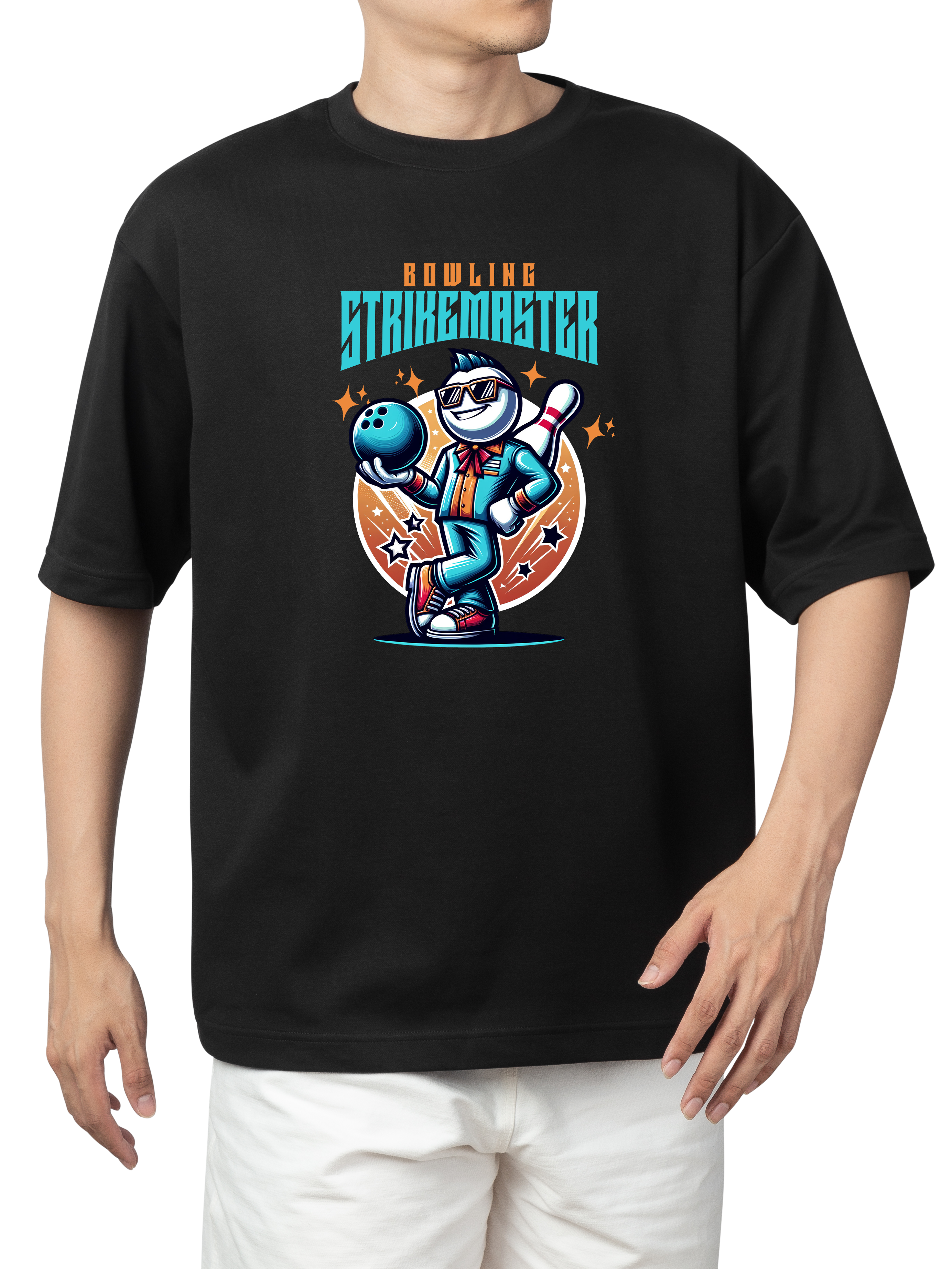 Alfaq Mascot Bowling Strike Master T-Shirt