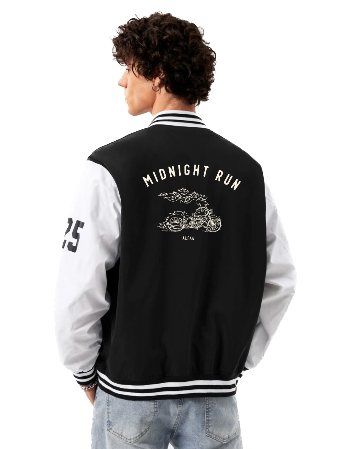 Alfaq Midnight Run Varsity Jacket
