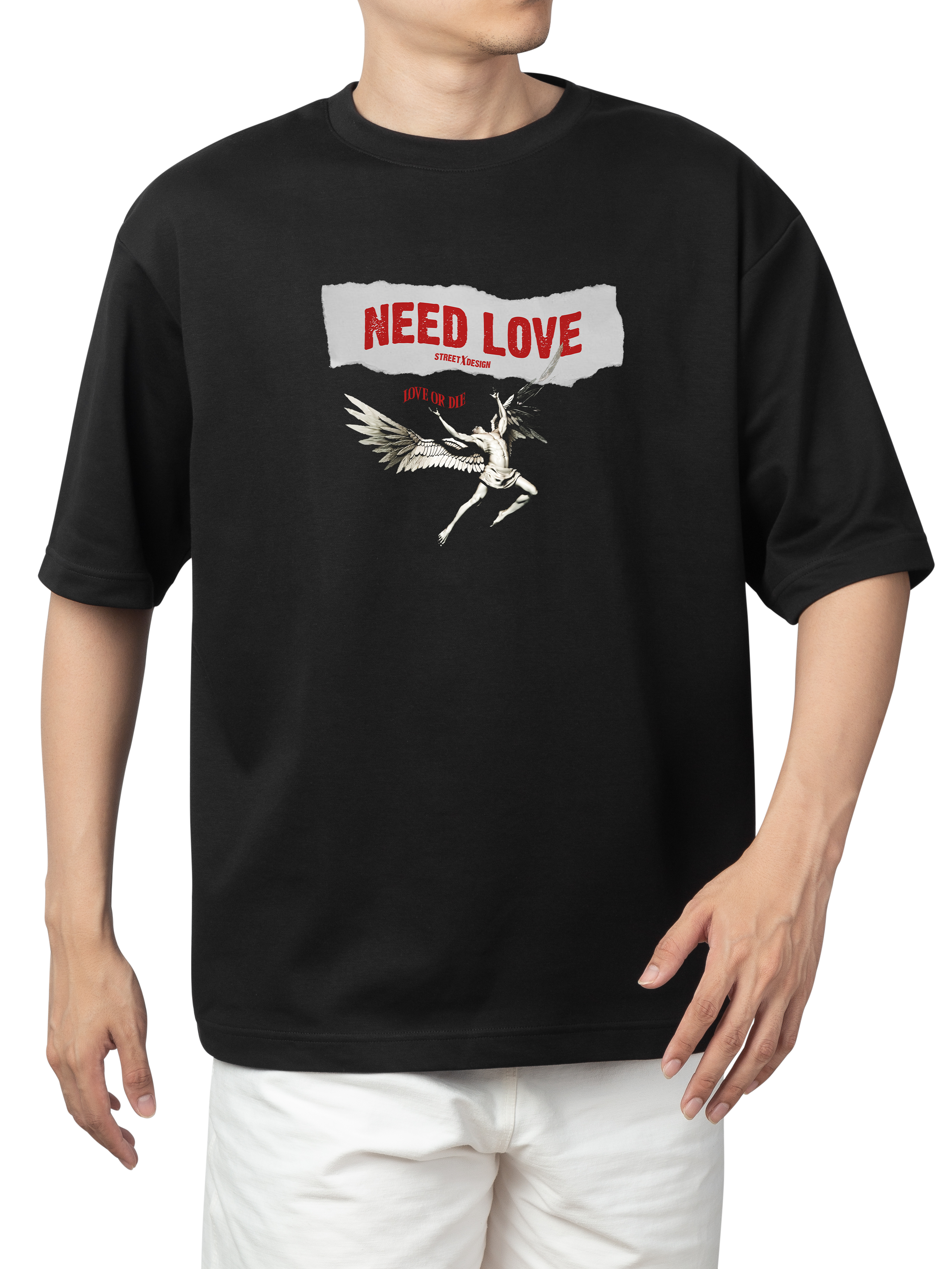 Alfaq Need Love Oversized T-shirt