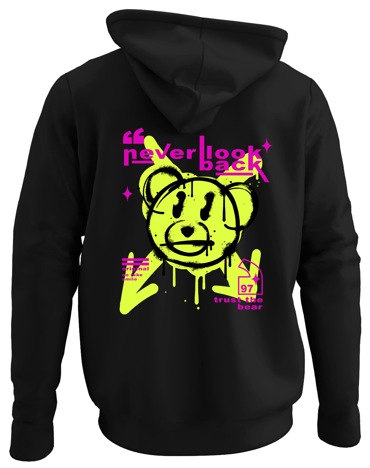 Alfaq Never look back hoodie
