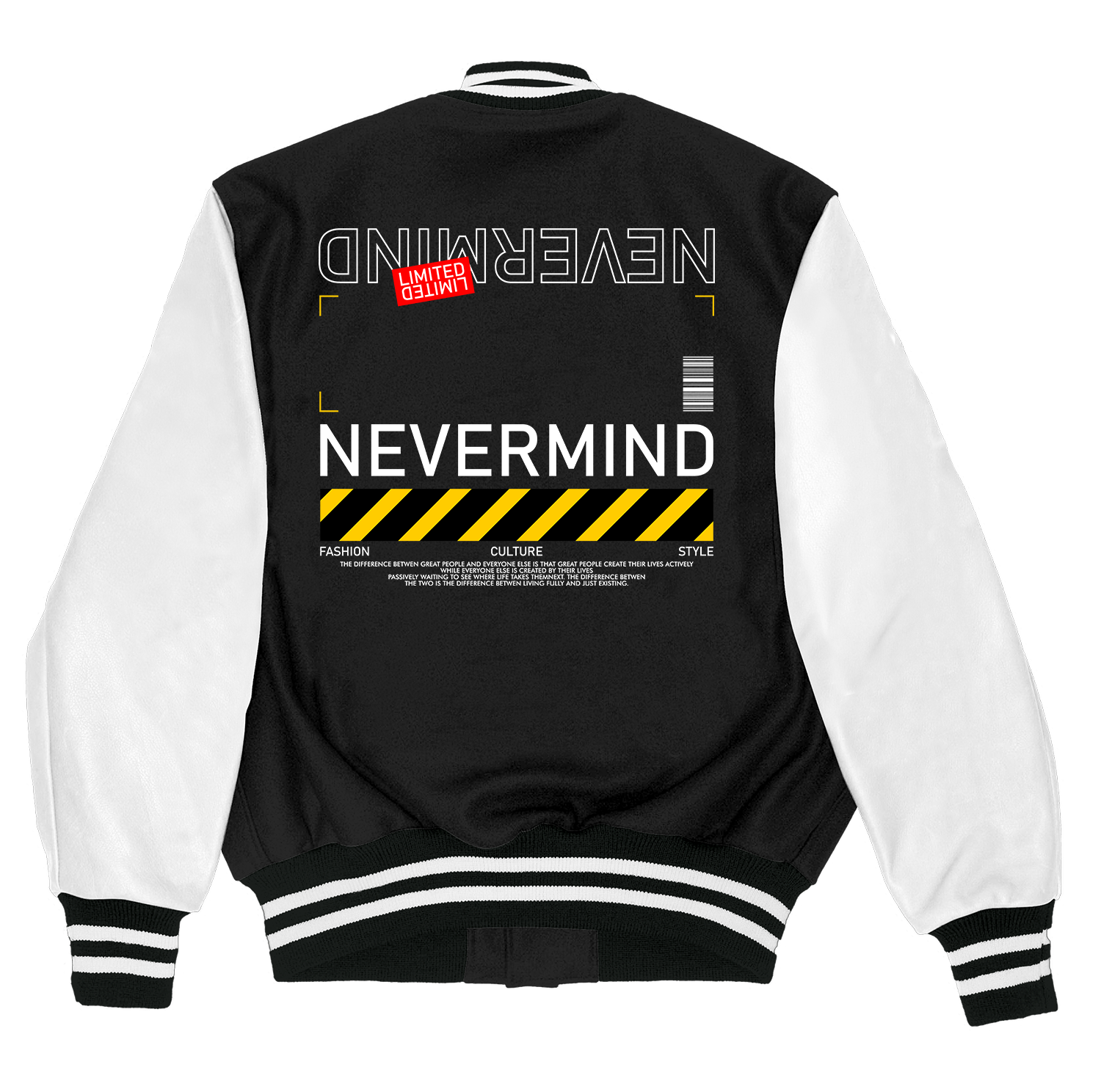 Alfaq Nevermind varsity jacket