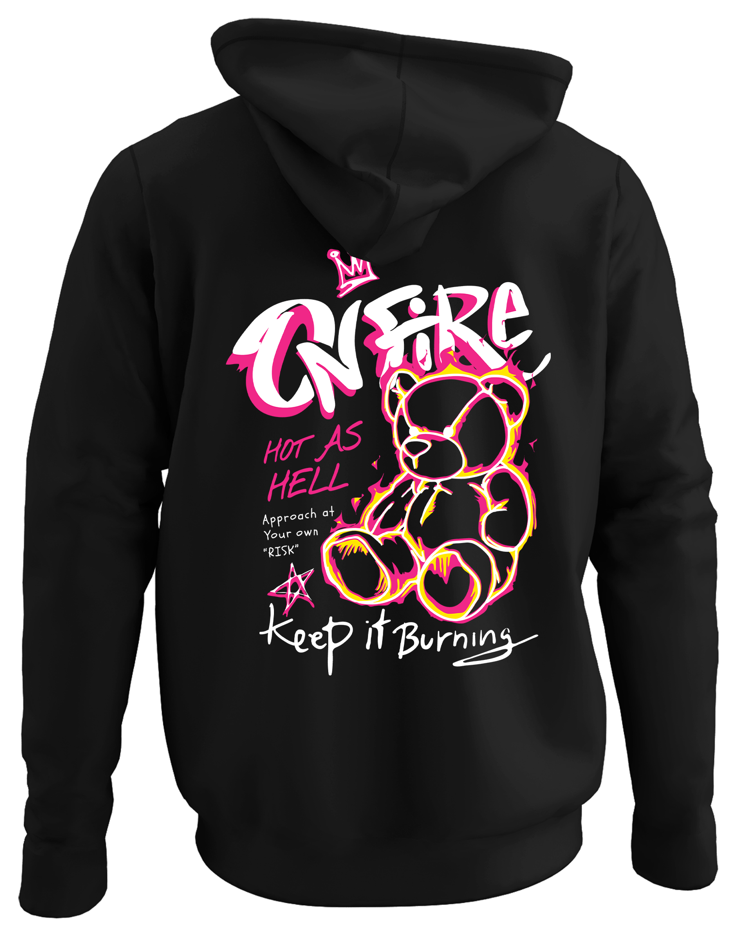 Alfaq On fire keep it Burning hoodie