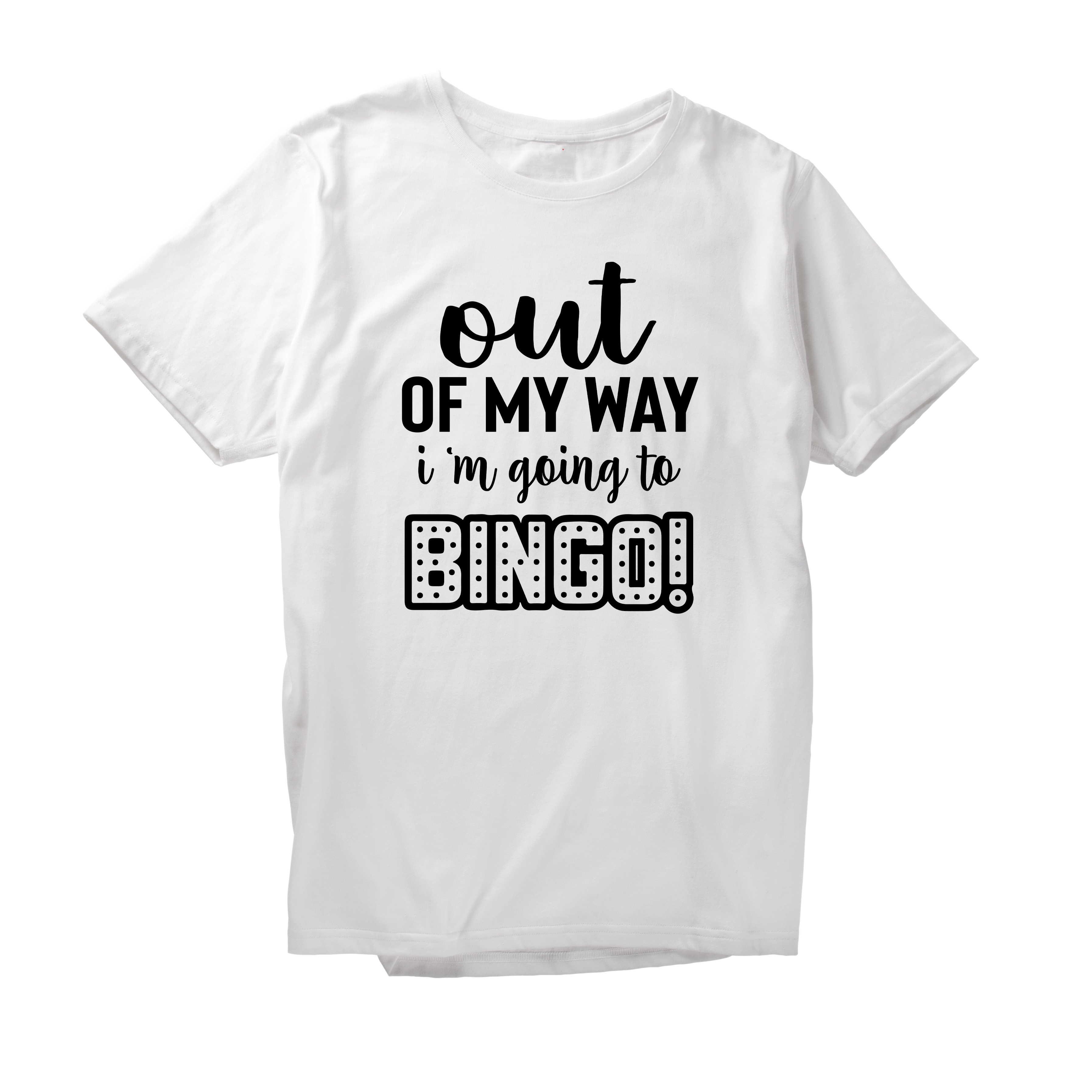 Alfaq Out Of My Way Im Going To Bingo T-Shirt