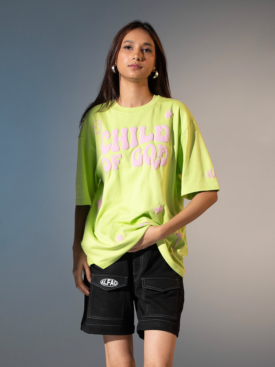 Alfaq Child Of God Oversized T-shirts