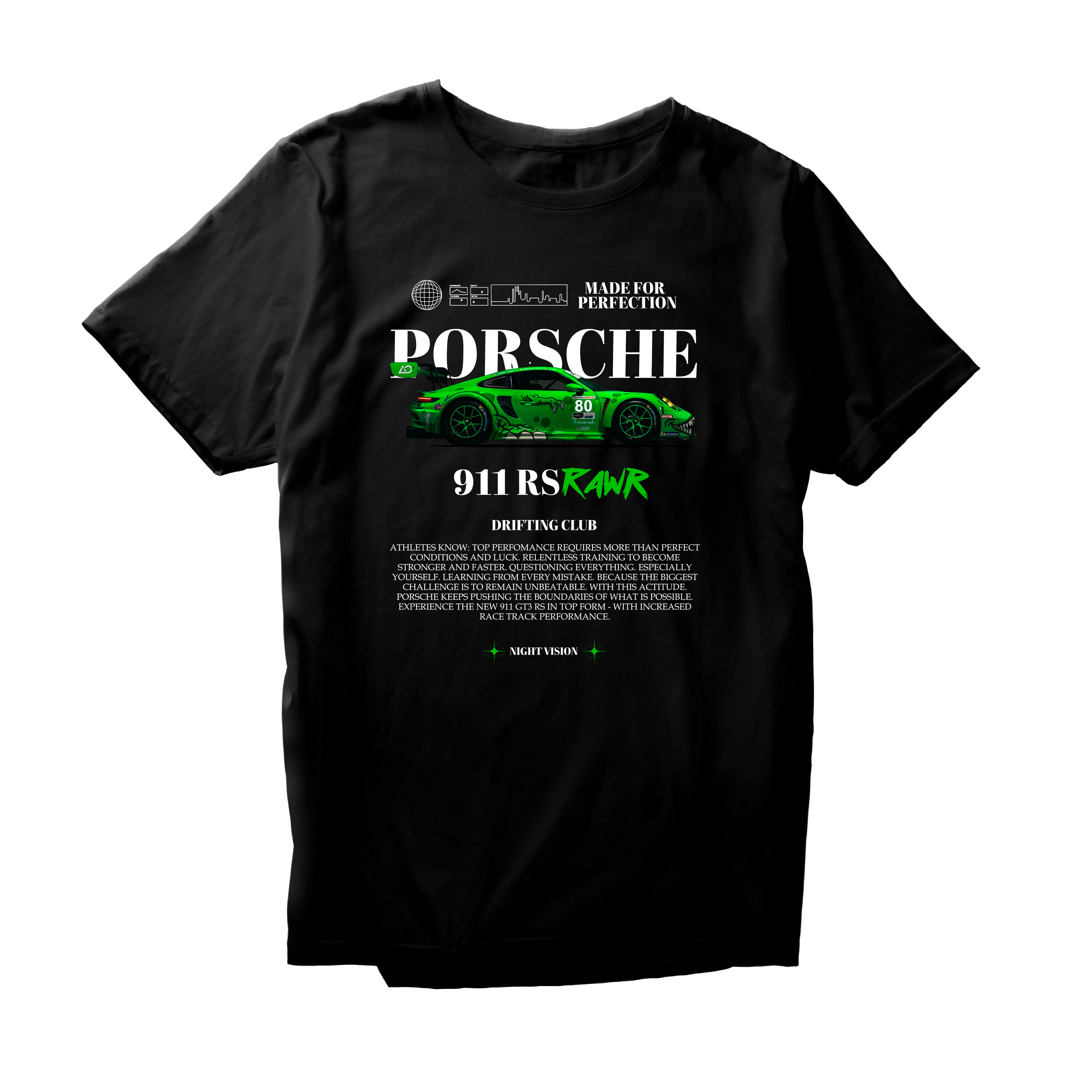 Alfaq PORSCHE RAWR W T-Shirt