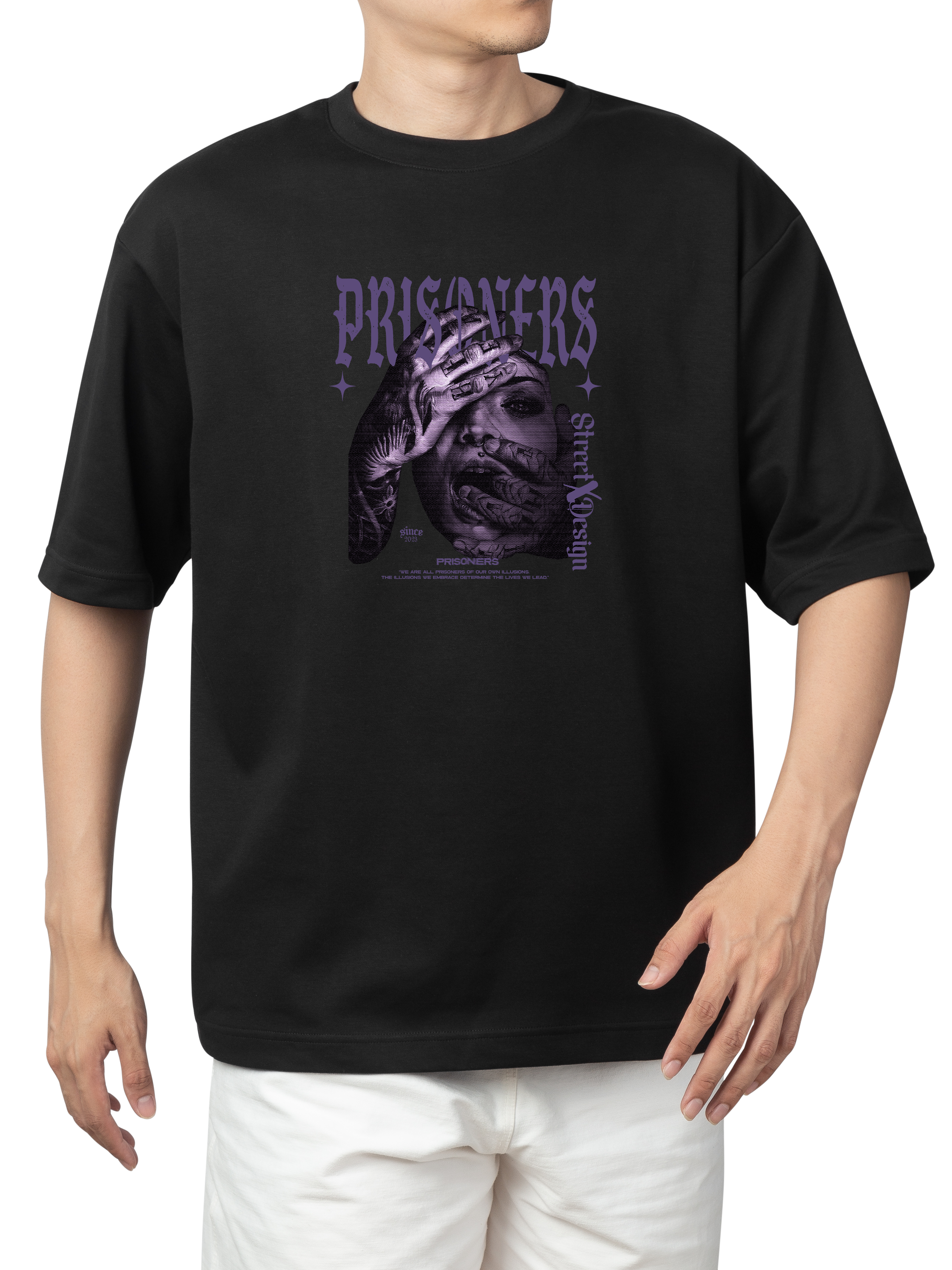 Alfaq Prisoners Oversized T-shirt