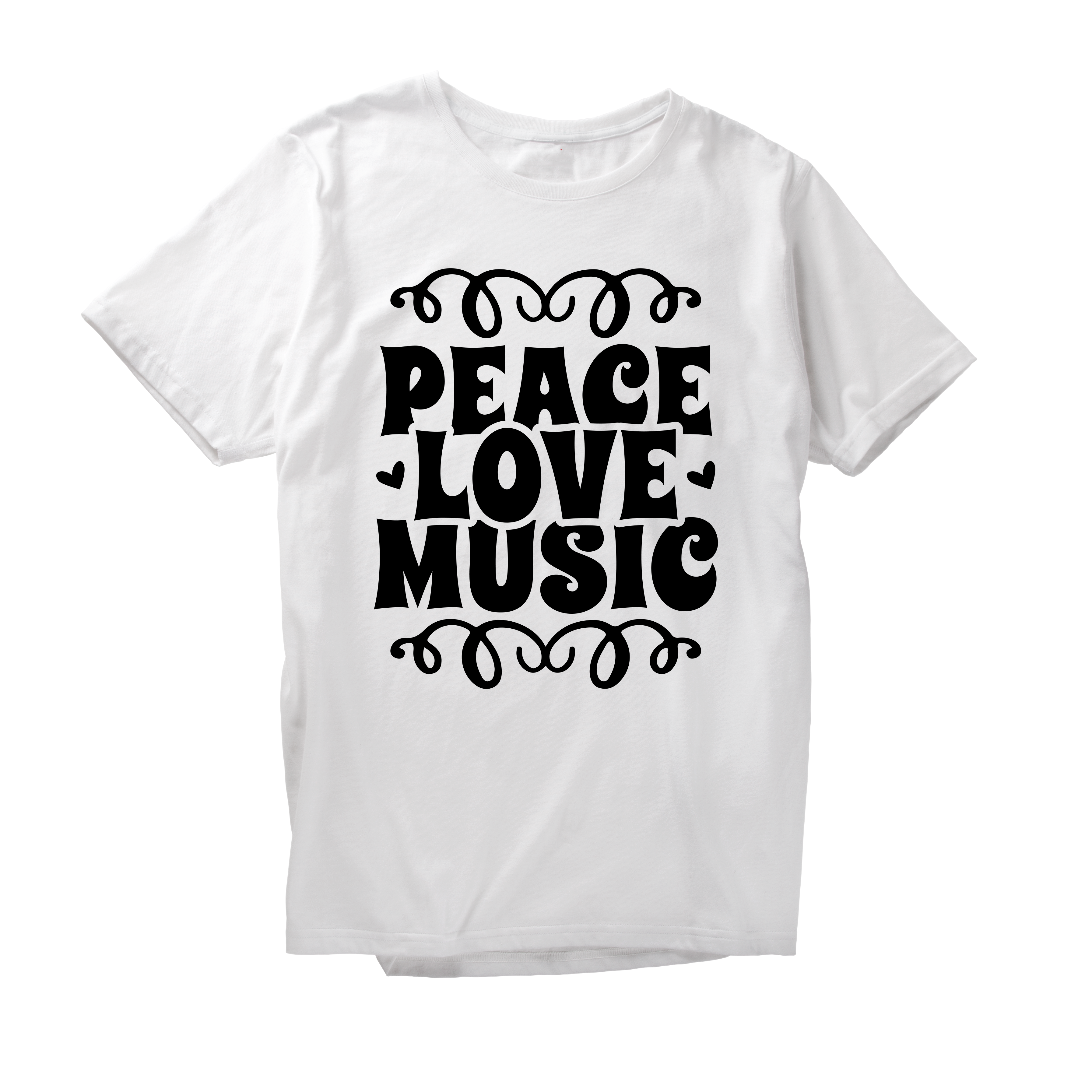 Alfaq Peace love music T-Shirt