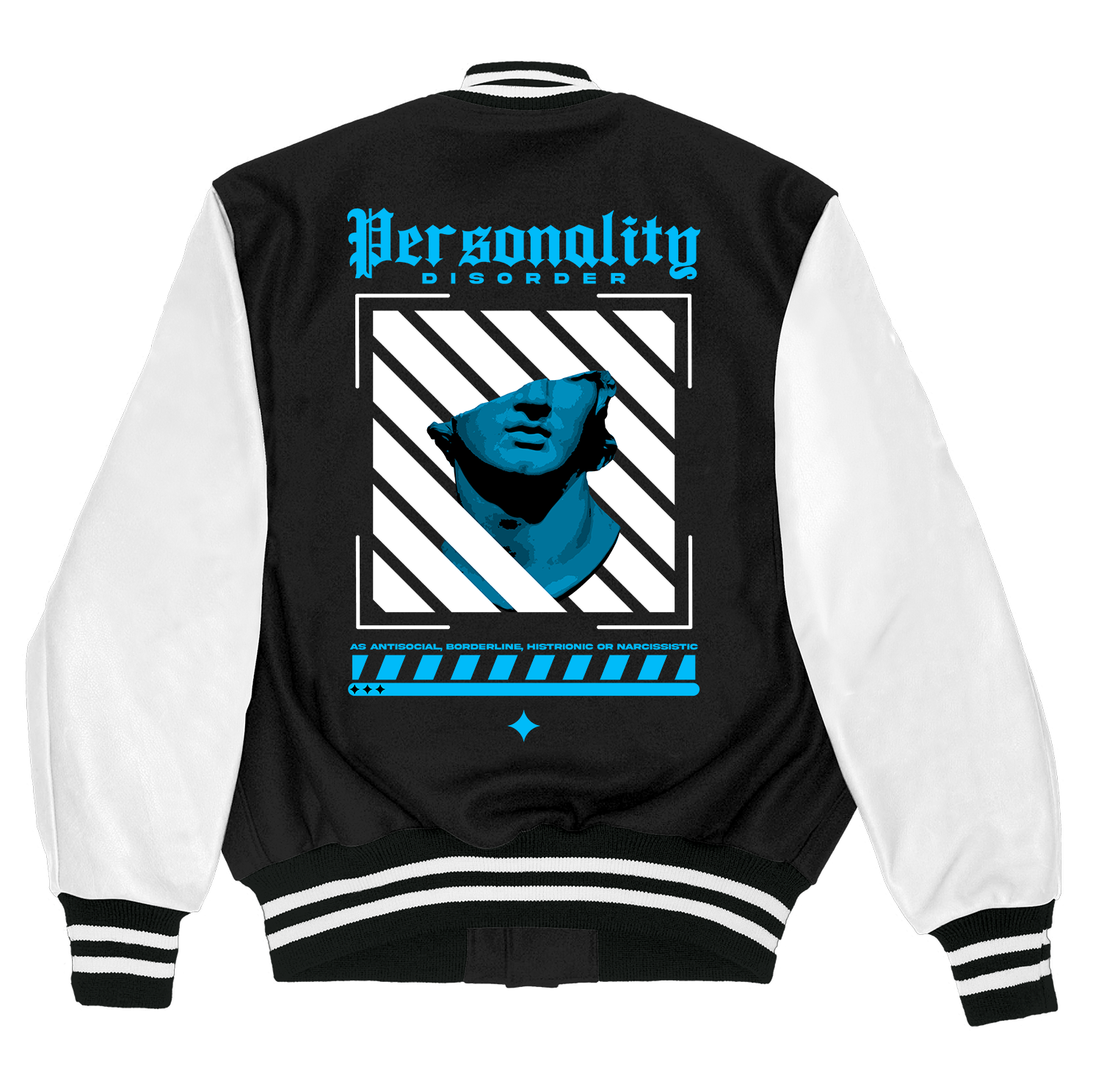 Alfaq Per sonality varsity jacket