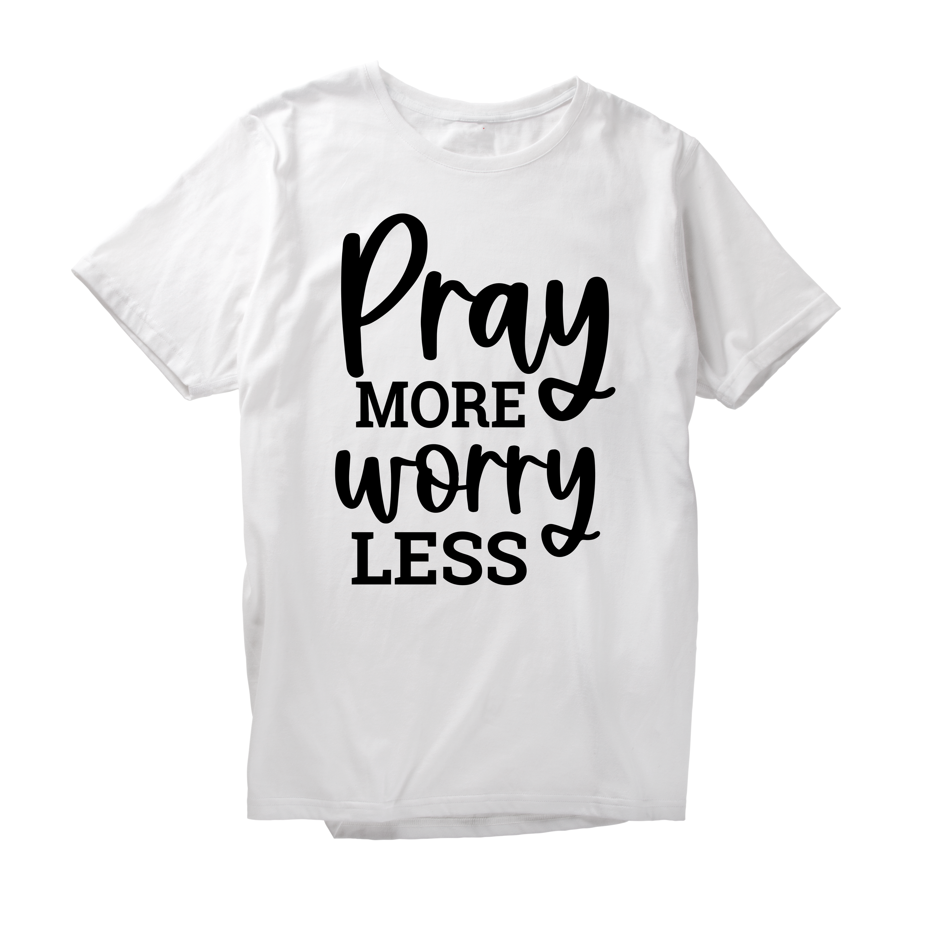 Alfaq Pray More Worr Less T-Shirt
