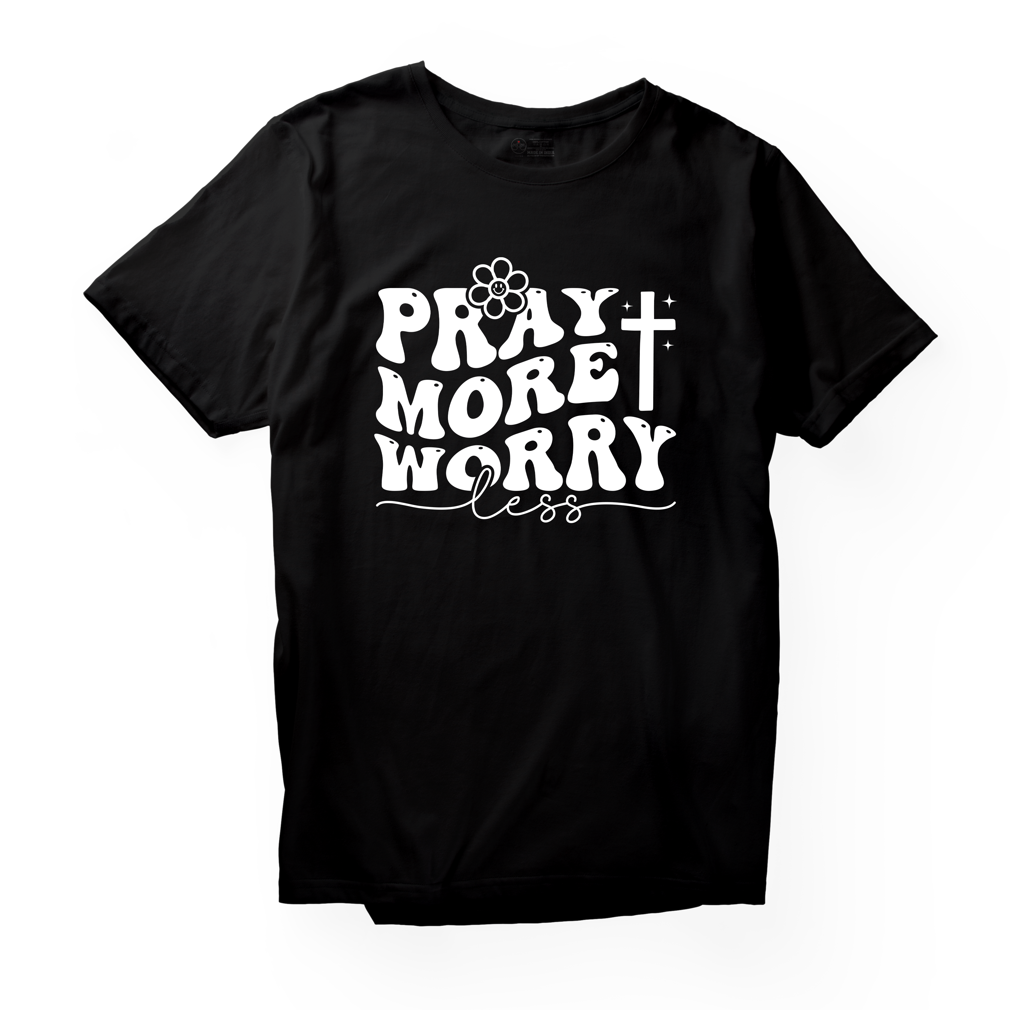 Alfaq Pray more worry less-01 T-Shirt