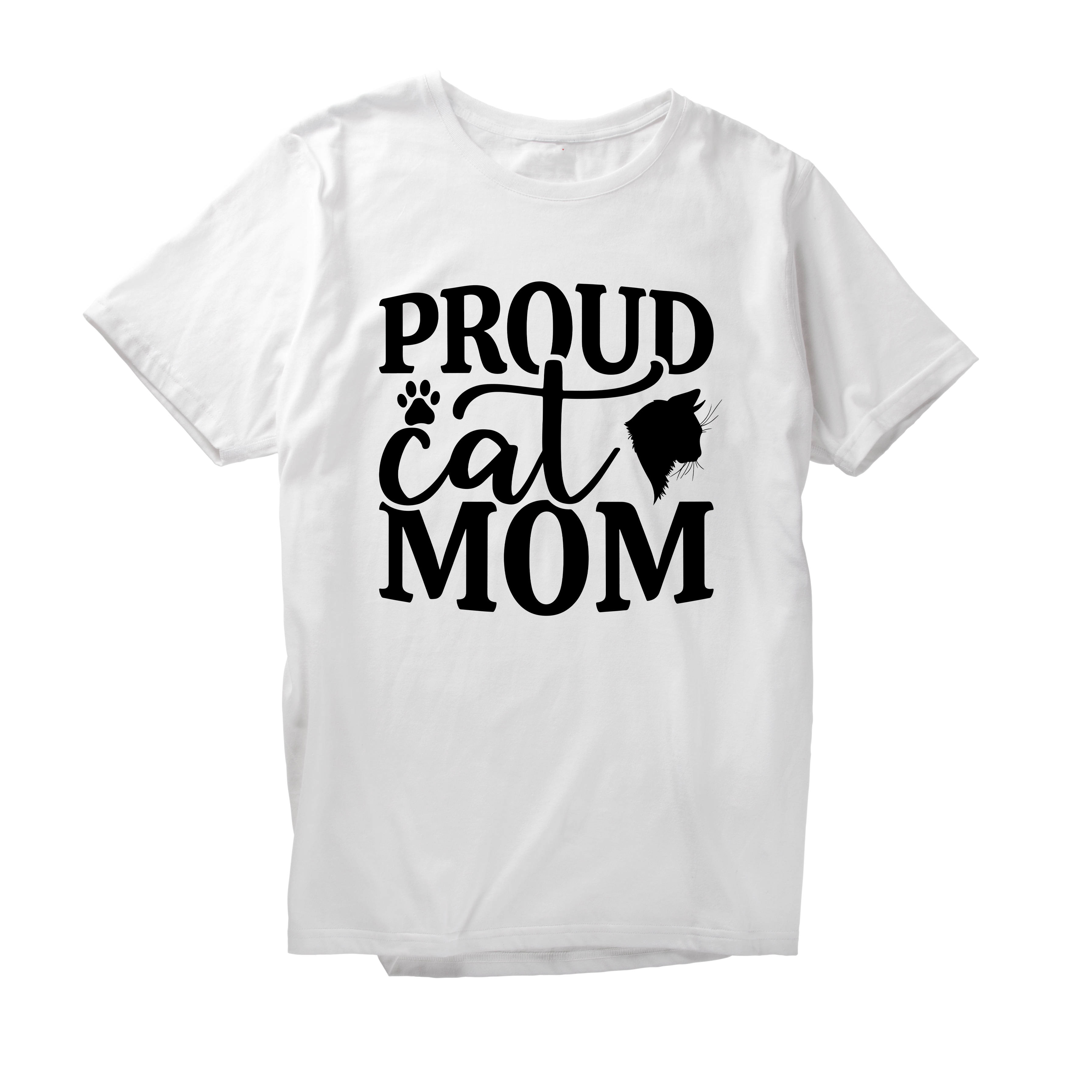 Alfaq Proud cat mom T-Shirt