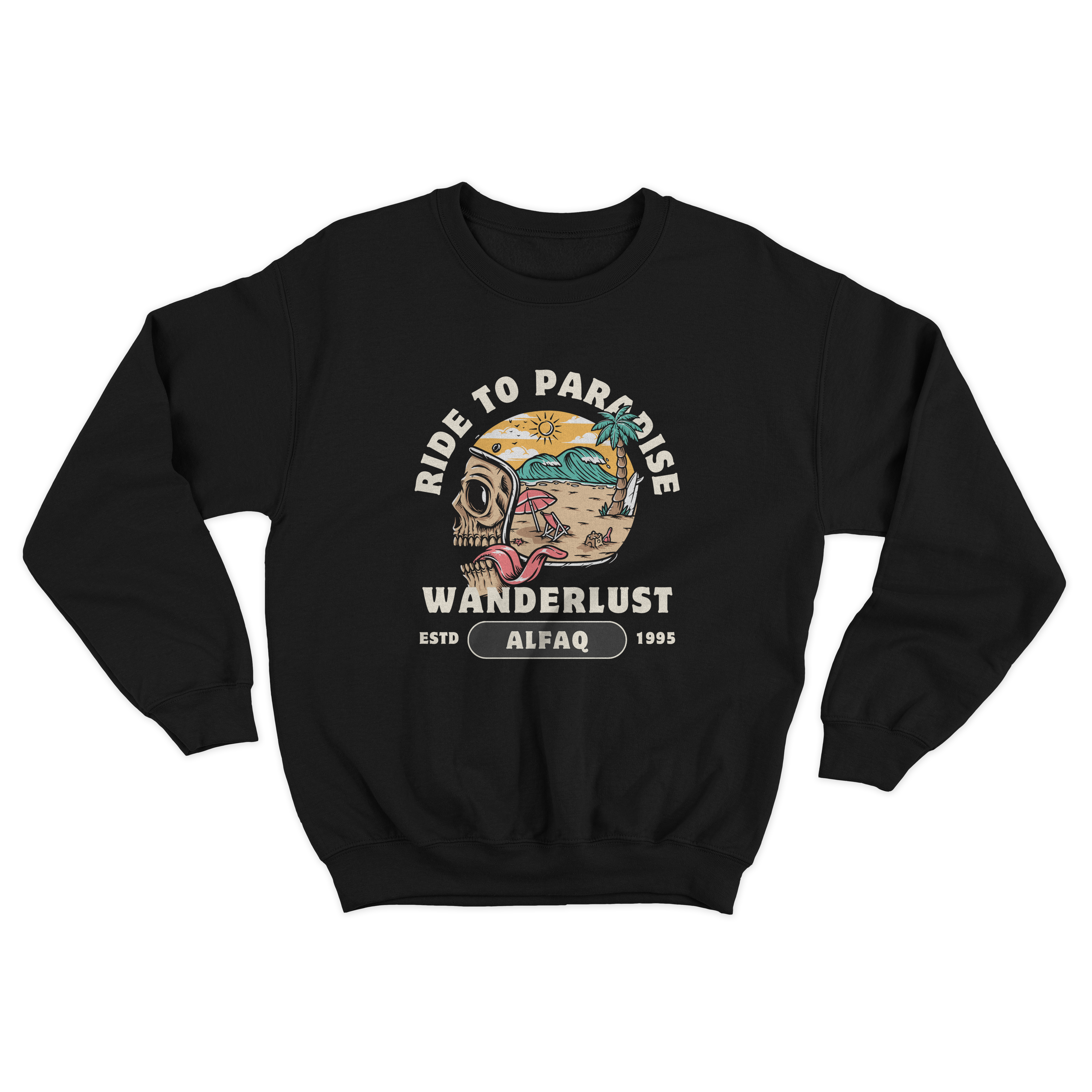 Attractive Ride to paradise Sweatshirt | Alfaq