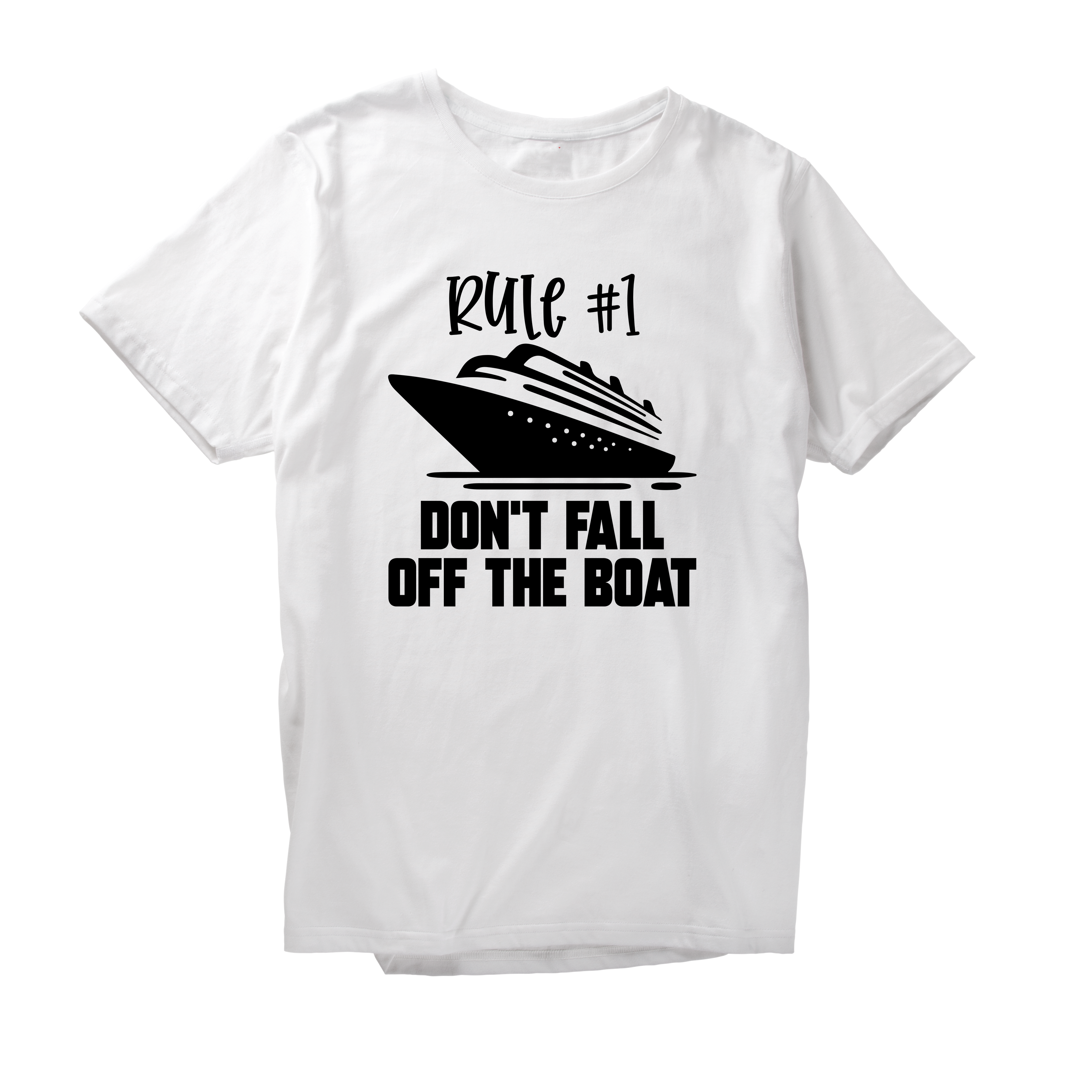 Alfaq Rule #1 Don't Fall Off The Boat T-Shirt