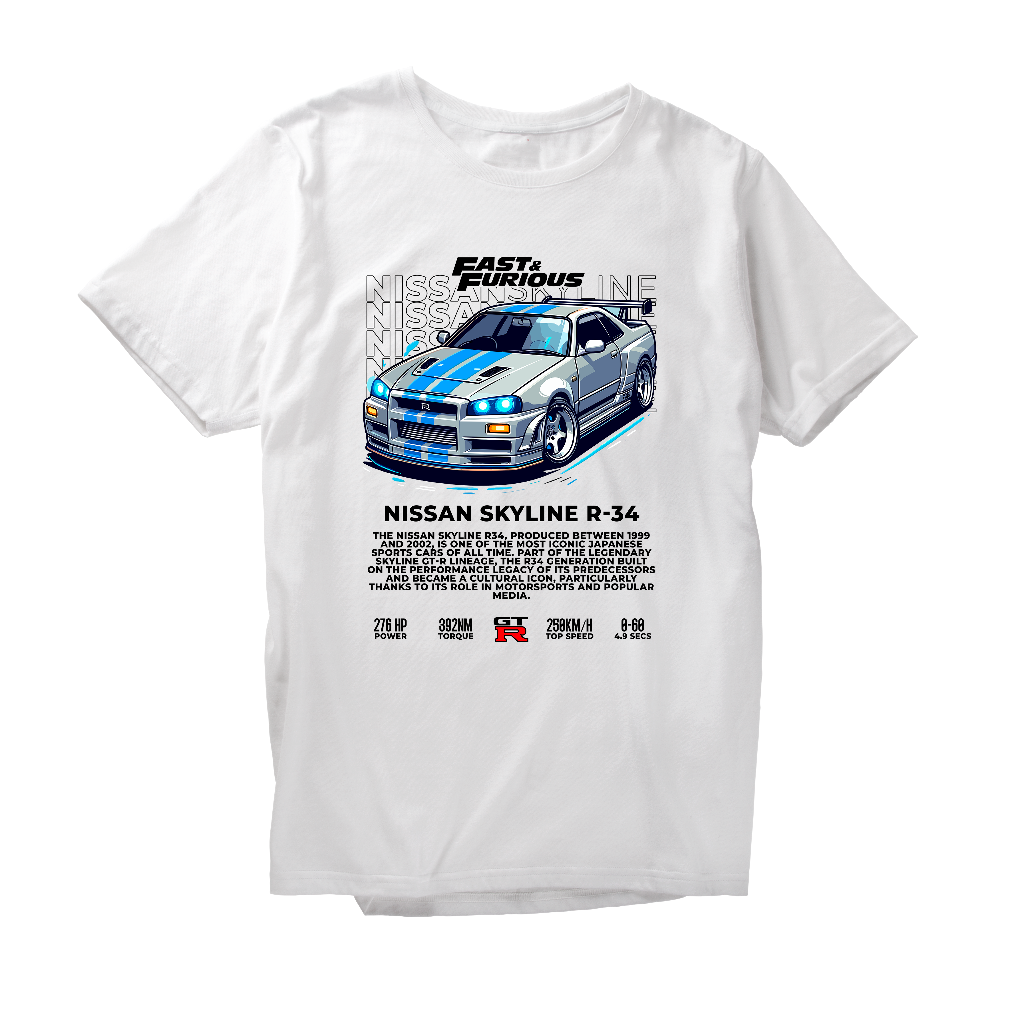 Alfaq SKYLINE GTR34 v2 T-Shirt