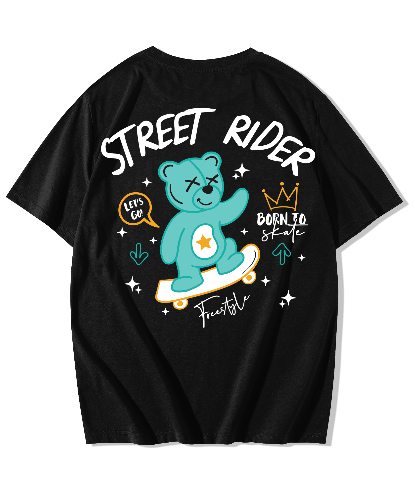 Street rider printed Oversized T-Shirt
