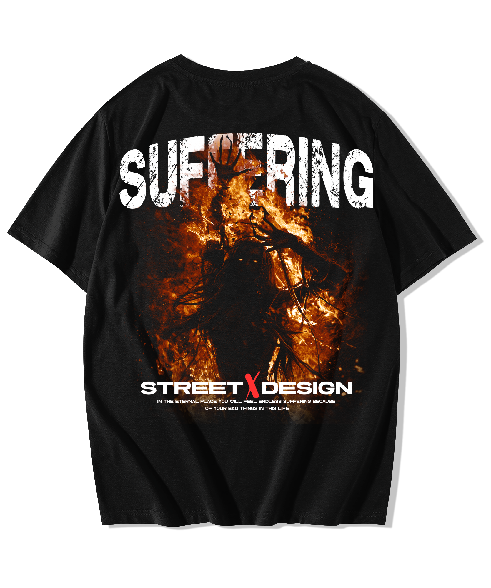 Alfaq Suffering Oversized T-Shirt - Alfaq