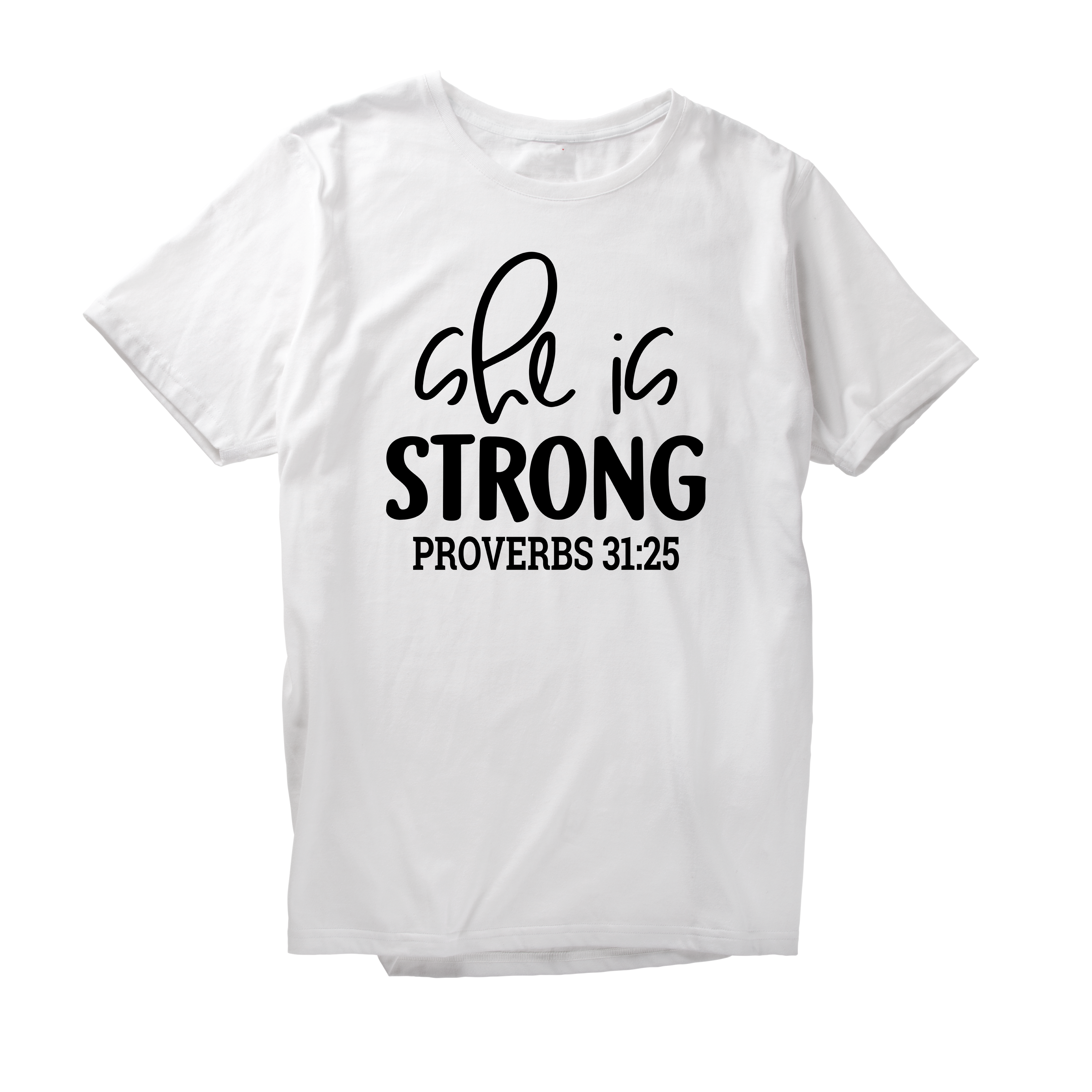 Alfaq She Is Strong Proverbs T-Shirt