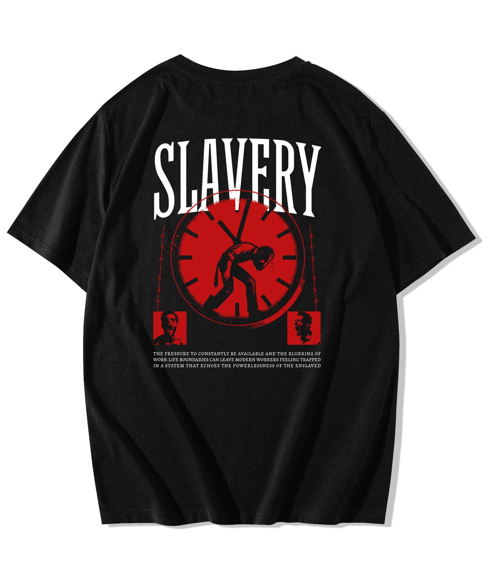 Alfaq Slavery Oversized T-Shirt - Alfaq