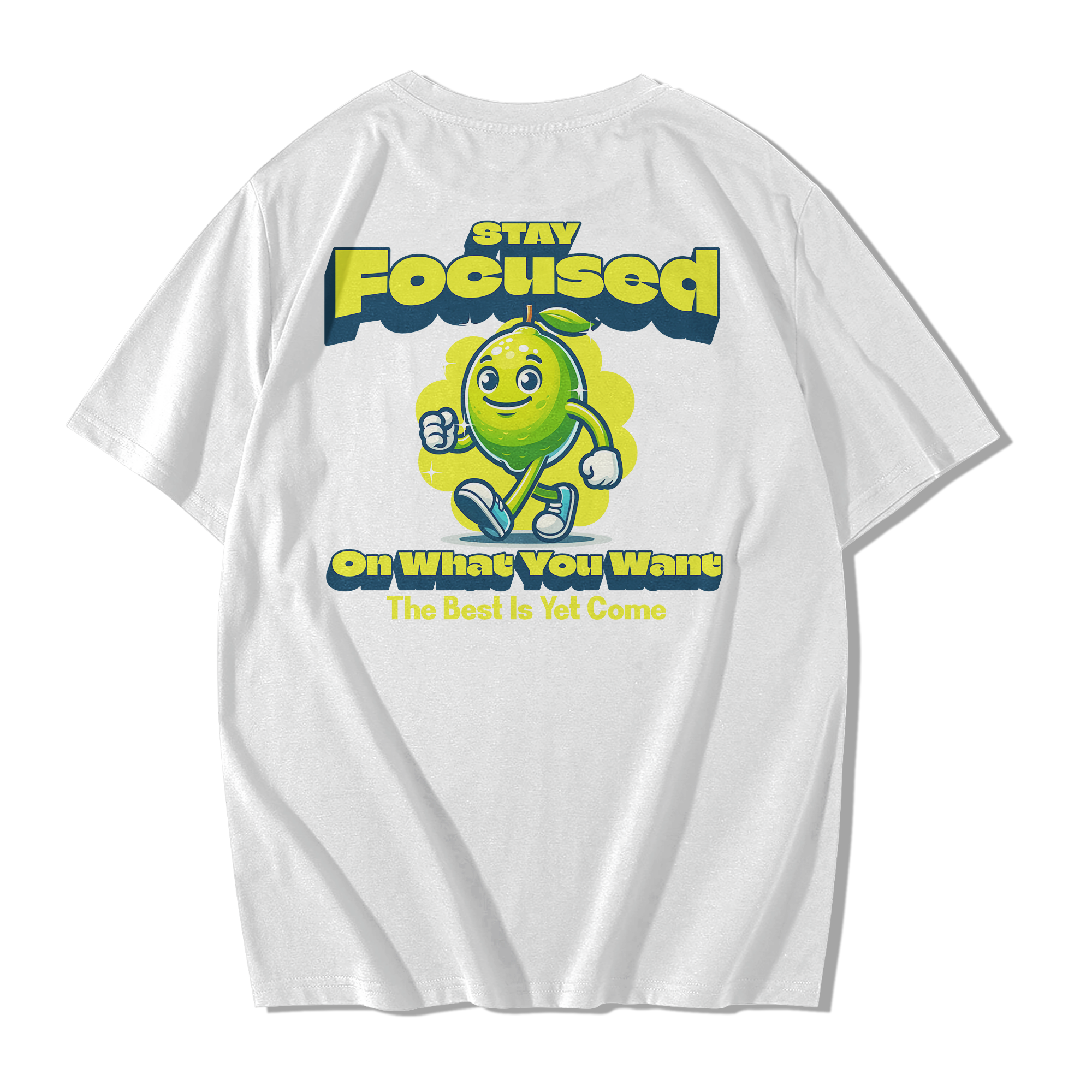 Alfaq Stay Focused Oversized T-Shirt for Men