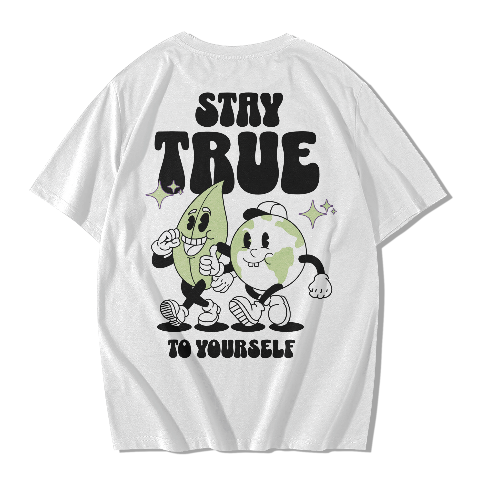 Alfaq Stay True Oversized T-Shirt for Men