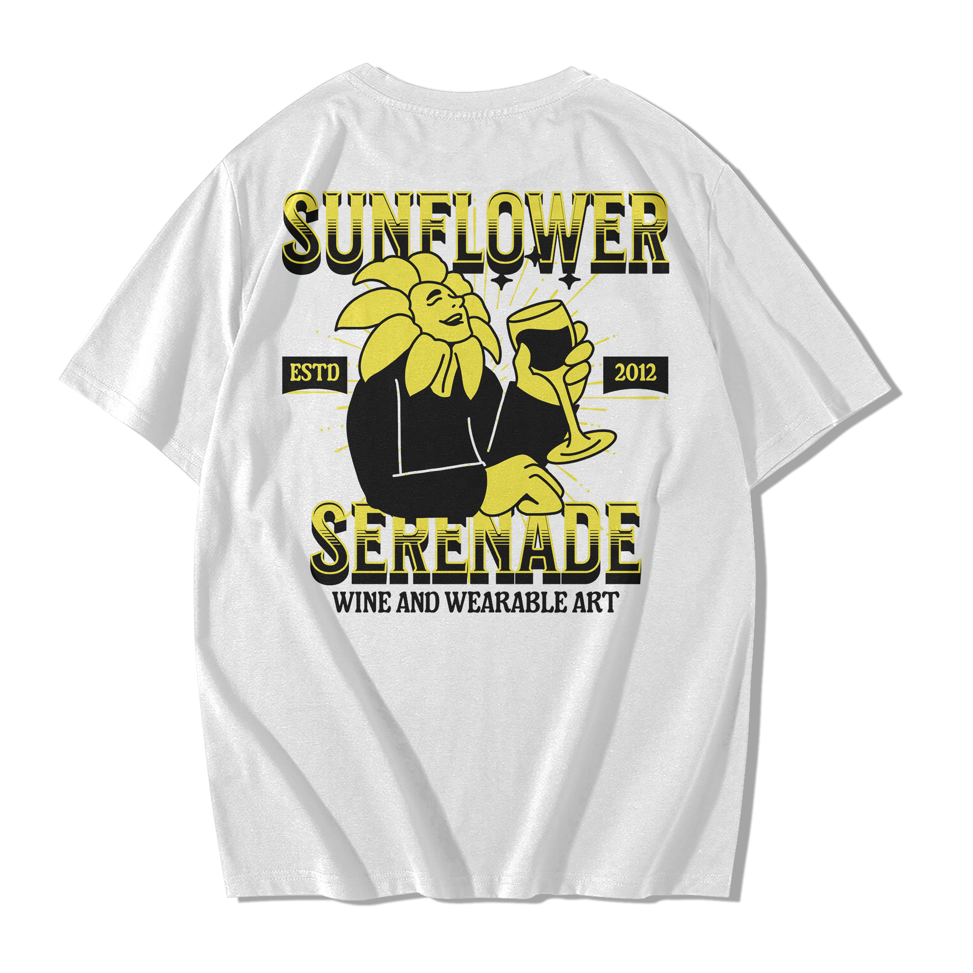 Alfaq Sunflower Oversized T-Shirt for Men