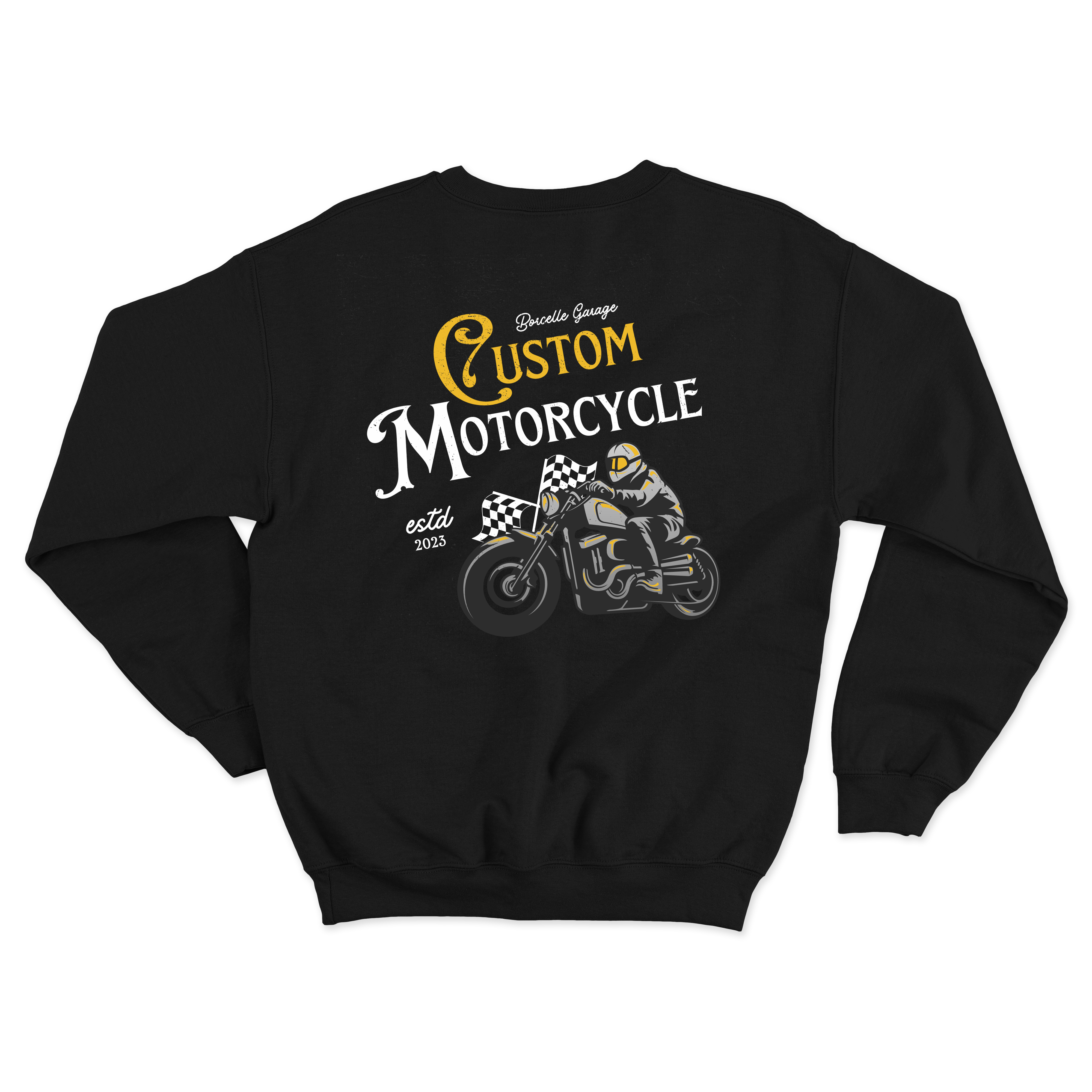Front printed Custom Motorcycle 