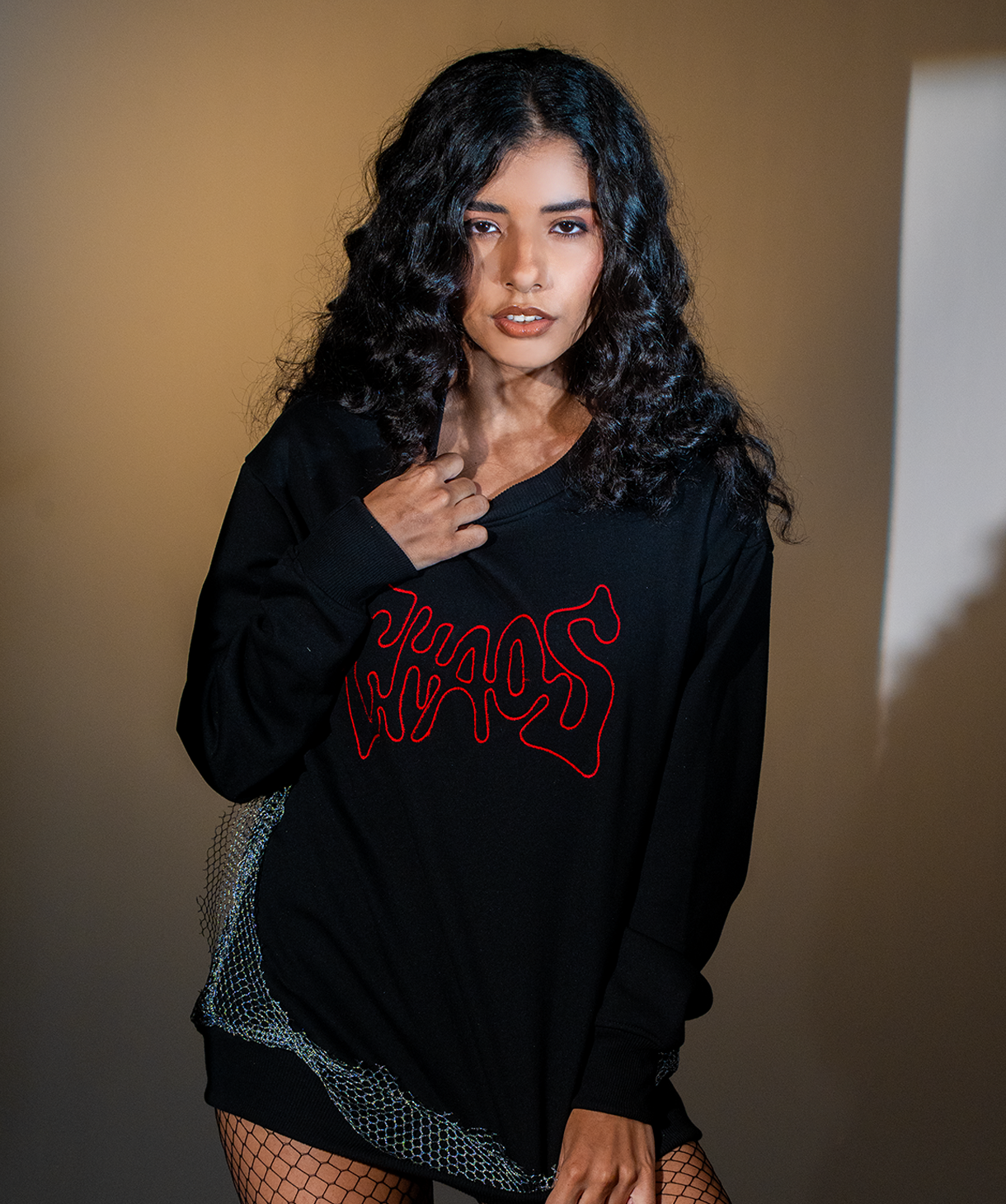 Alfaq Chaos Sweatshirt Black