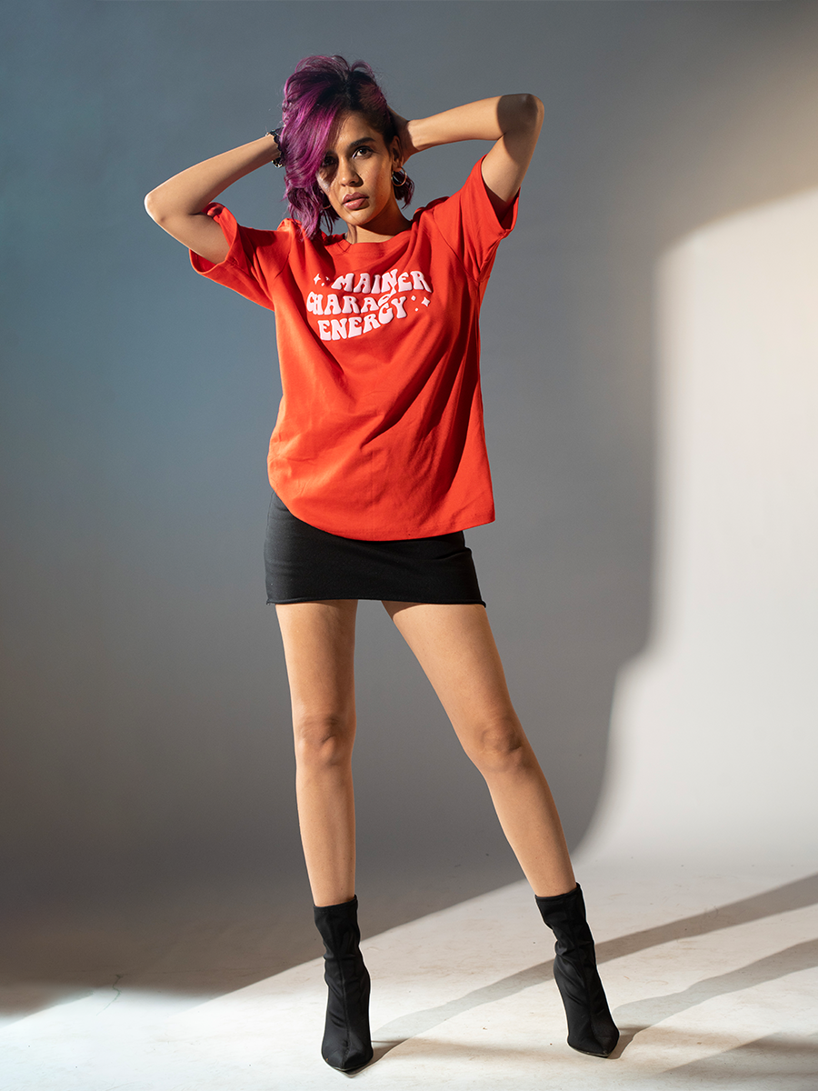 Energy Oversized T-shirt for Women Online | Alfaq