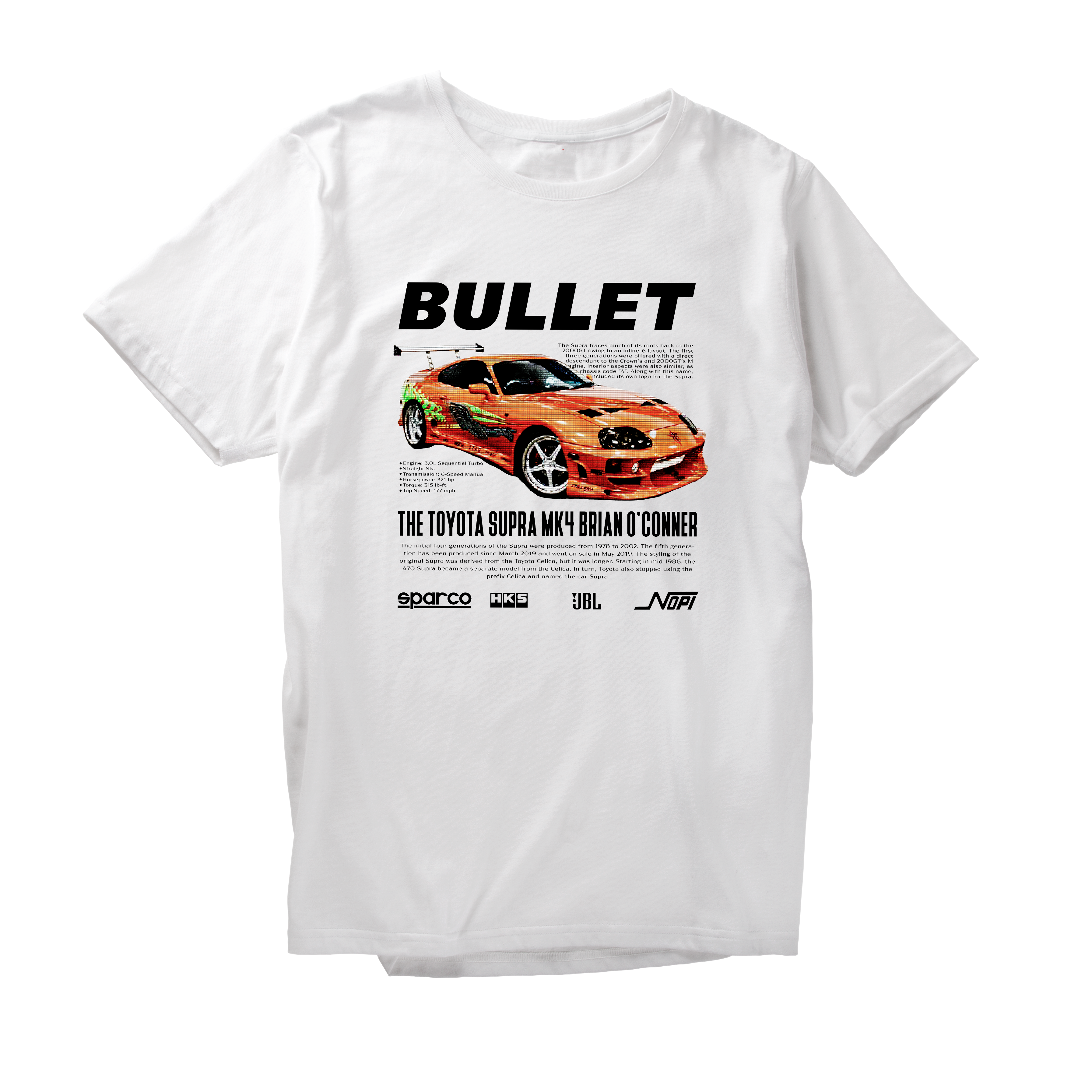 Alfaq TOYOTA SUPRA MK4 BRIAN 2_ T-Shirt