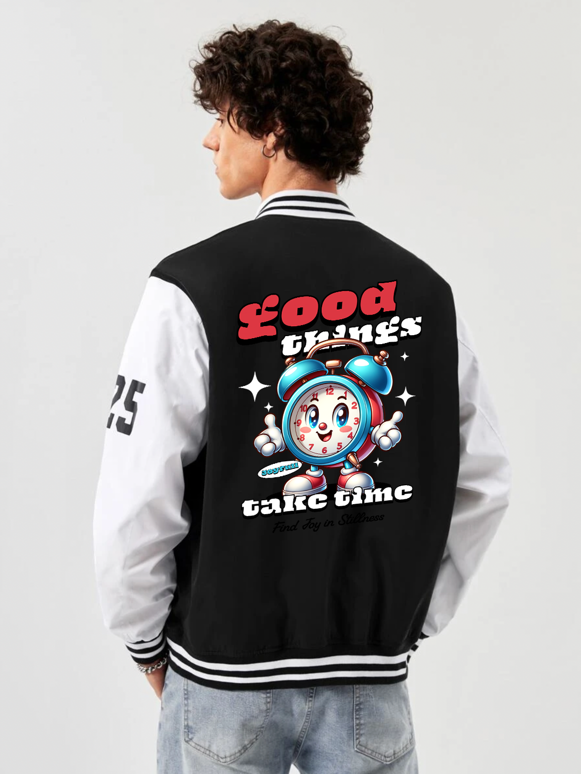 Alfaq Take Time Varsity Jacket